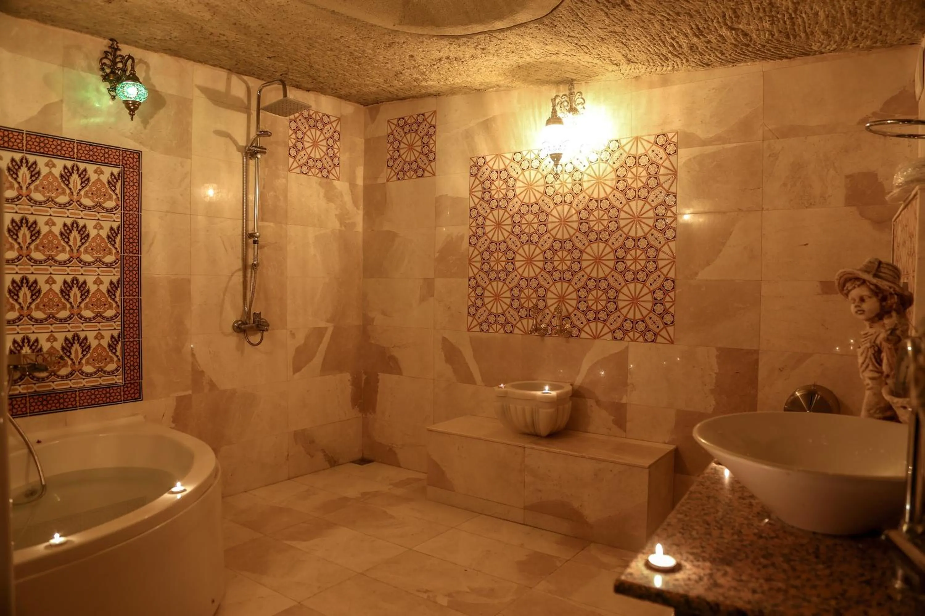 Shower in Goreme Palace Cave Suites