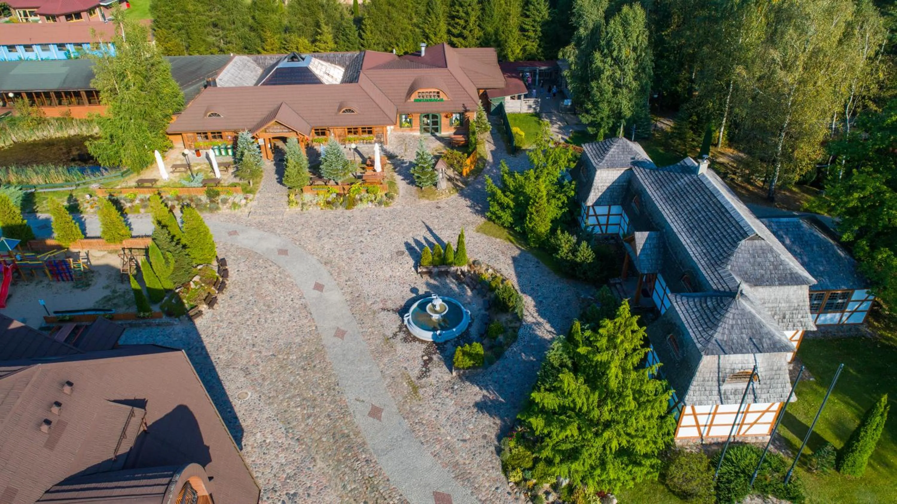 Bird's eye view in Hotel Szymbark