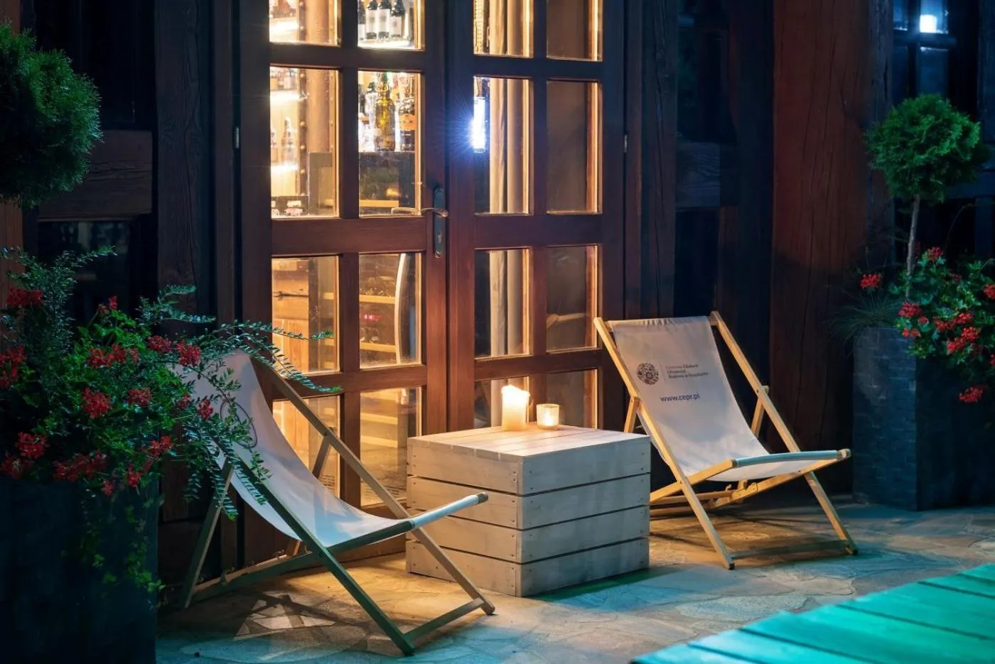 Balcony/Terrace in Hotel Szymbark
