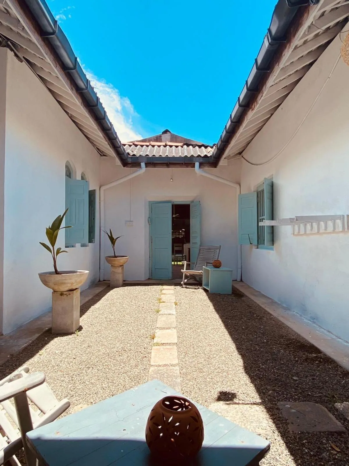 Patio in Cafe Ceylon