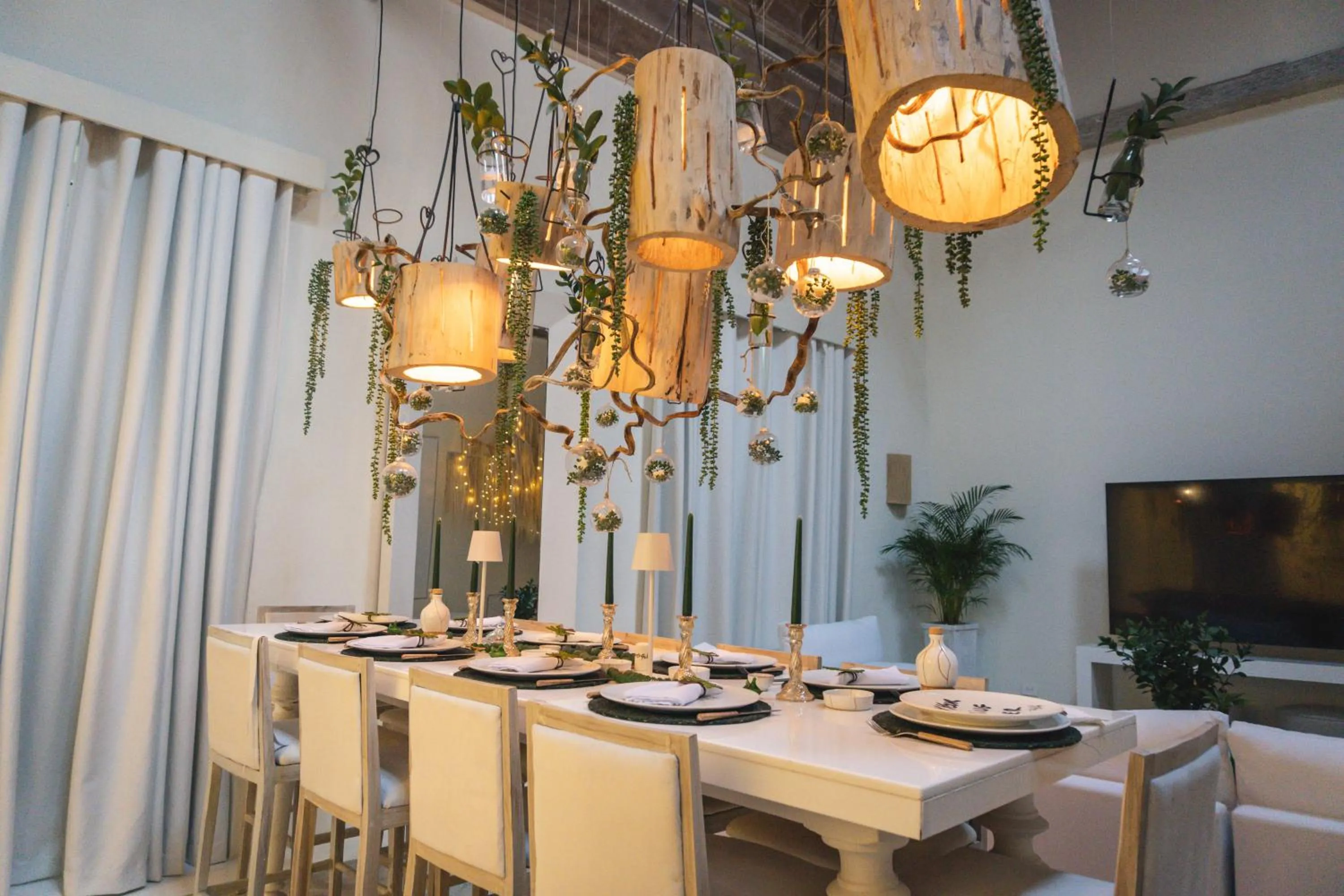 Dining area in Casa Diluca Cartagena Hotel Boutique