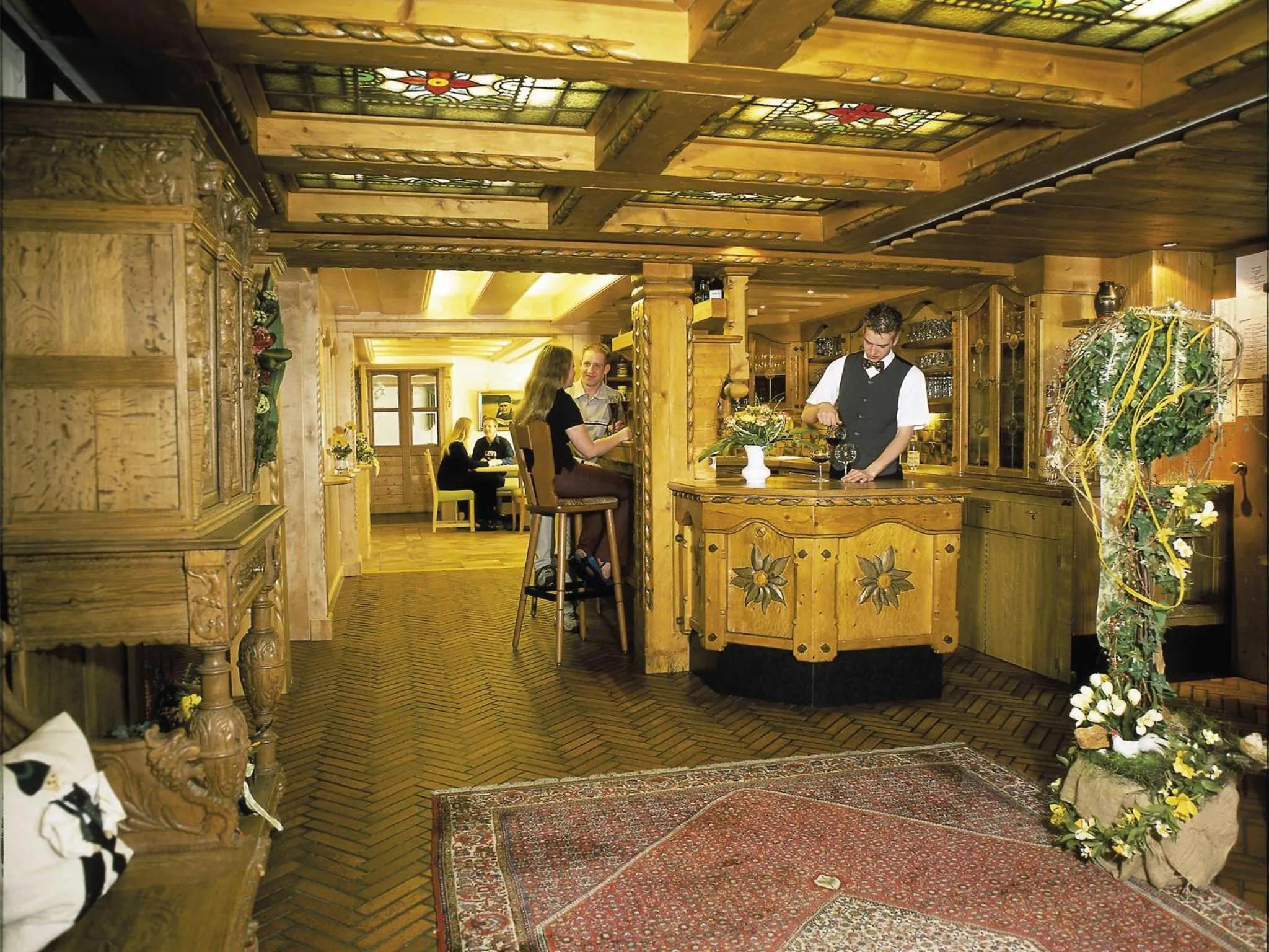 Lounge or bar in Hotel Zum weißen Stein