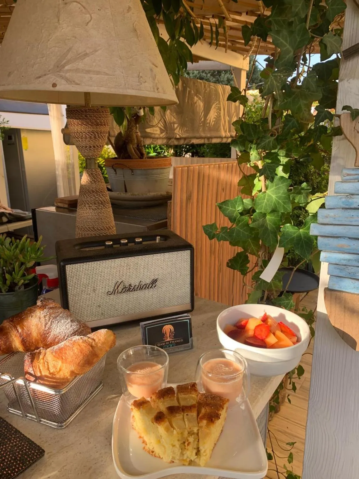 Food and drinks in L'Oasi Di Franco