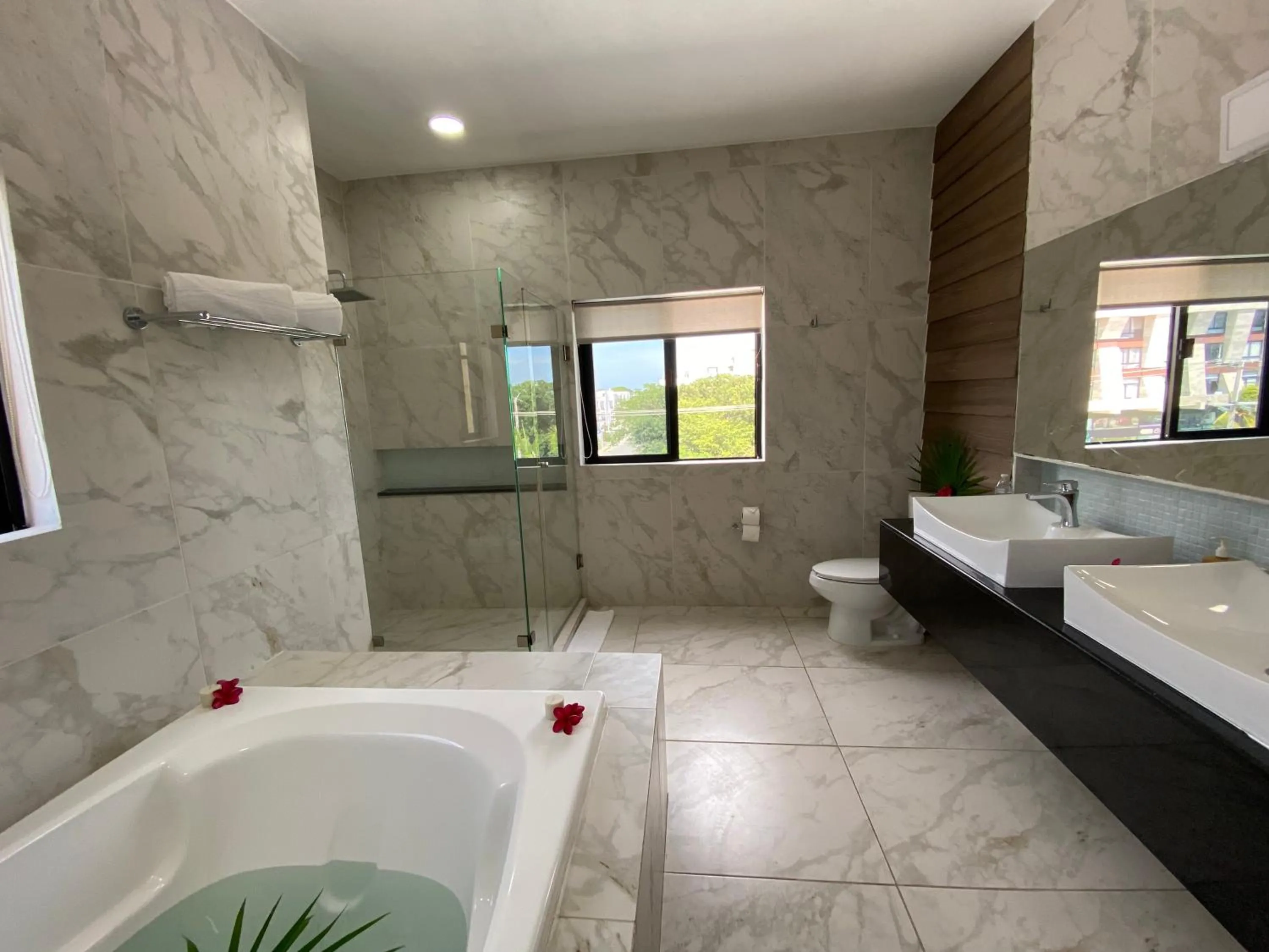 Shower in Hotel Las Golondrinas