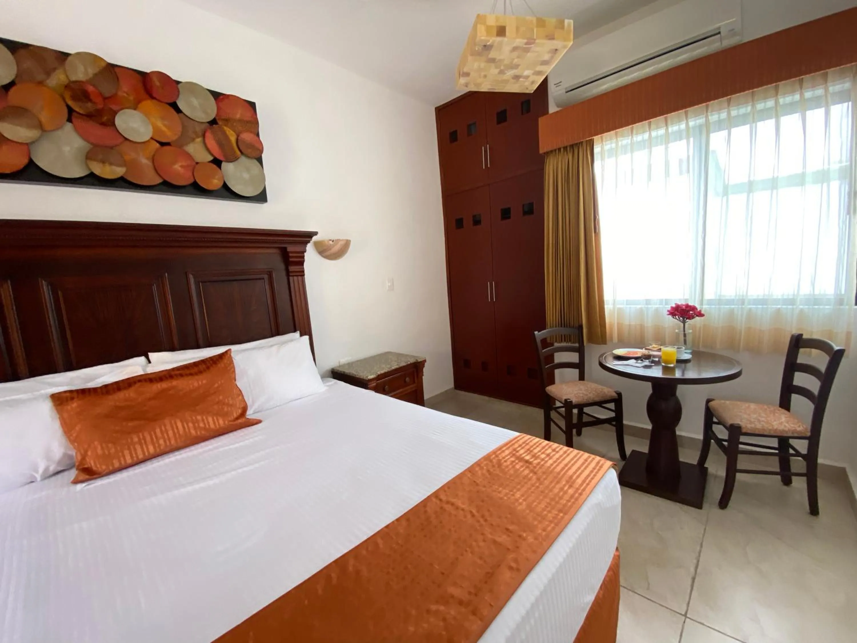 Bed in Hotel Las Golondrinas