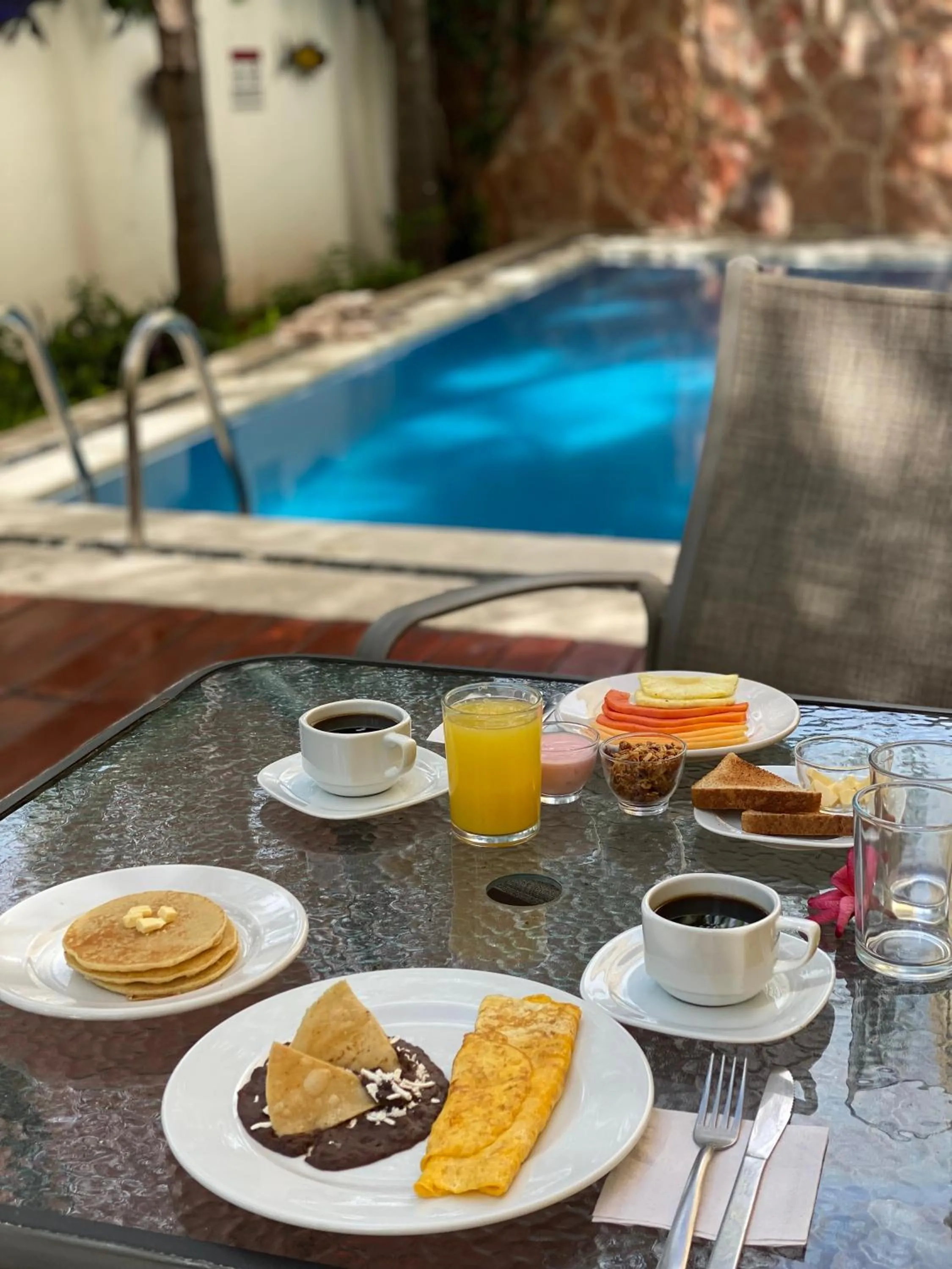 Breakfast in Hotel Las Golondrinas