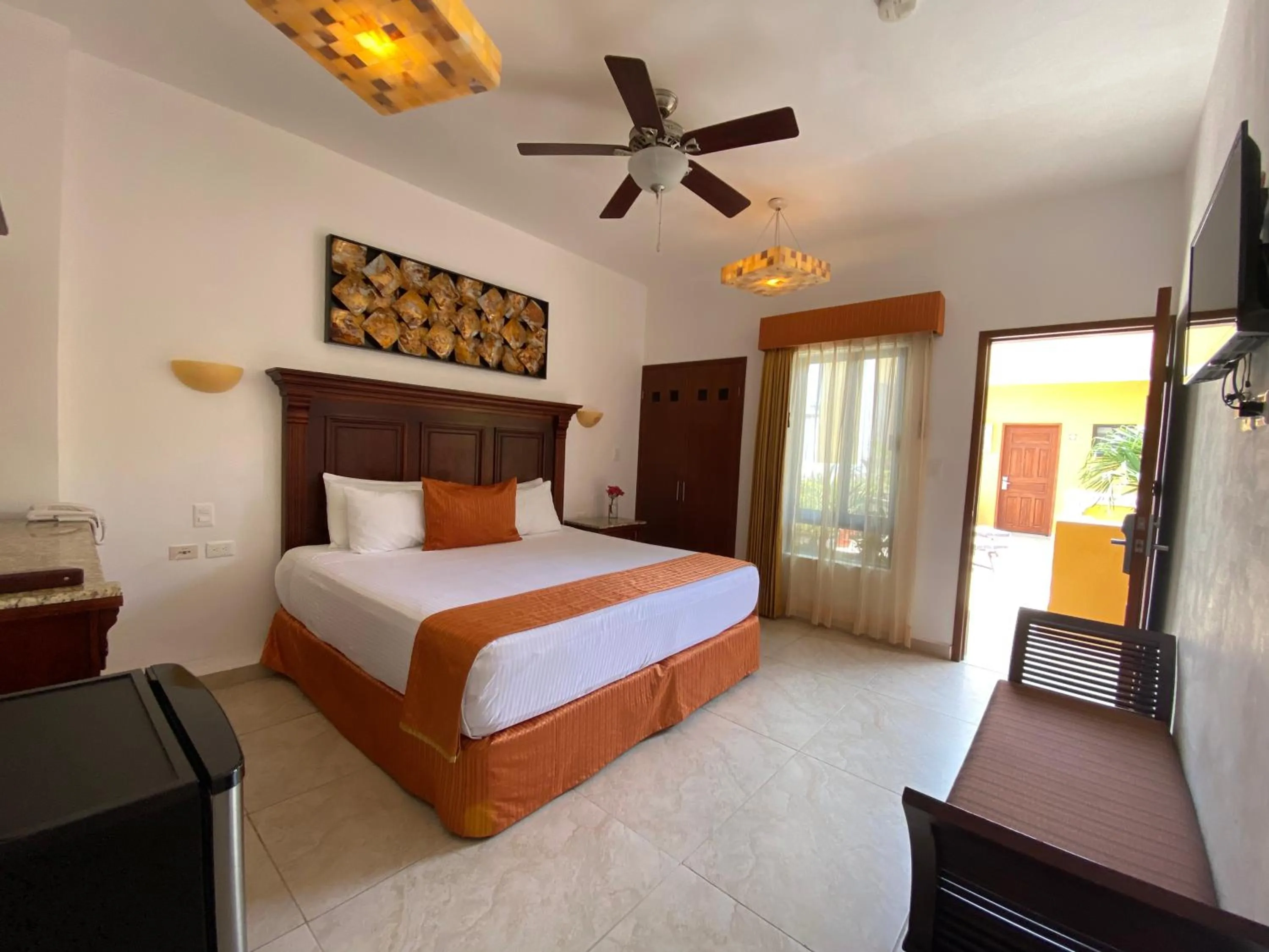 Bedroom, Bed in Hotel Las Golondrinas