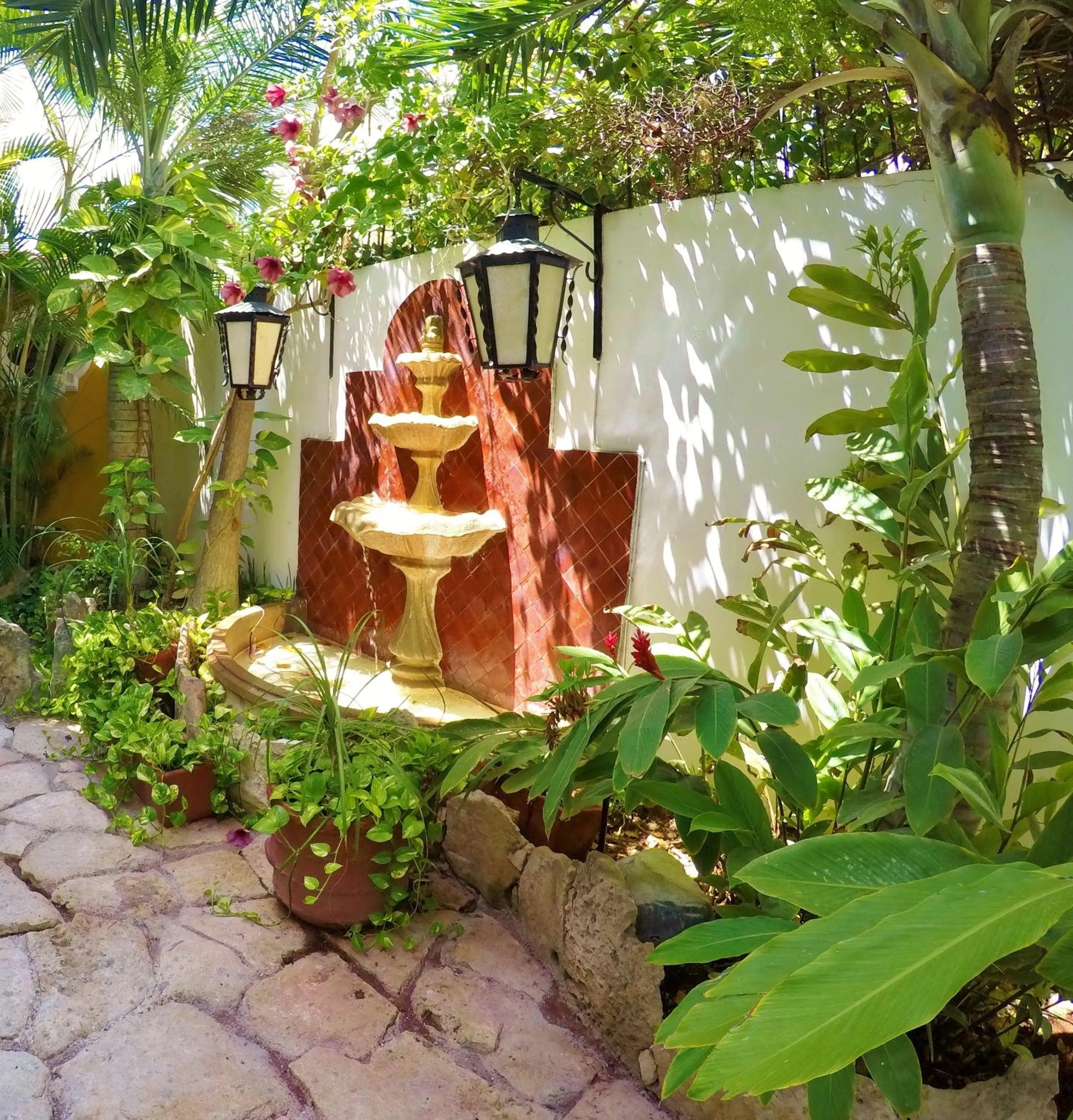 Patio in Hotel Las Golondrinas