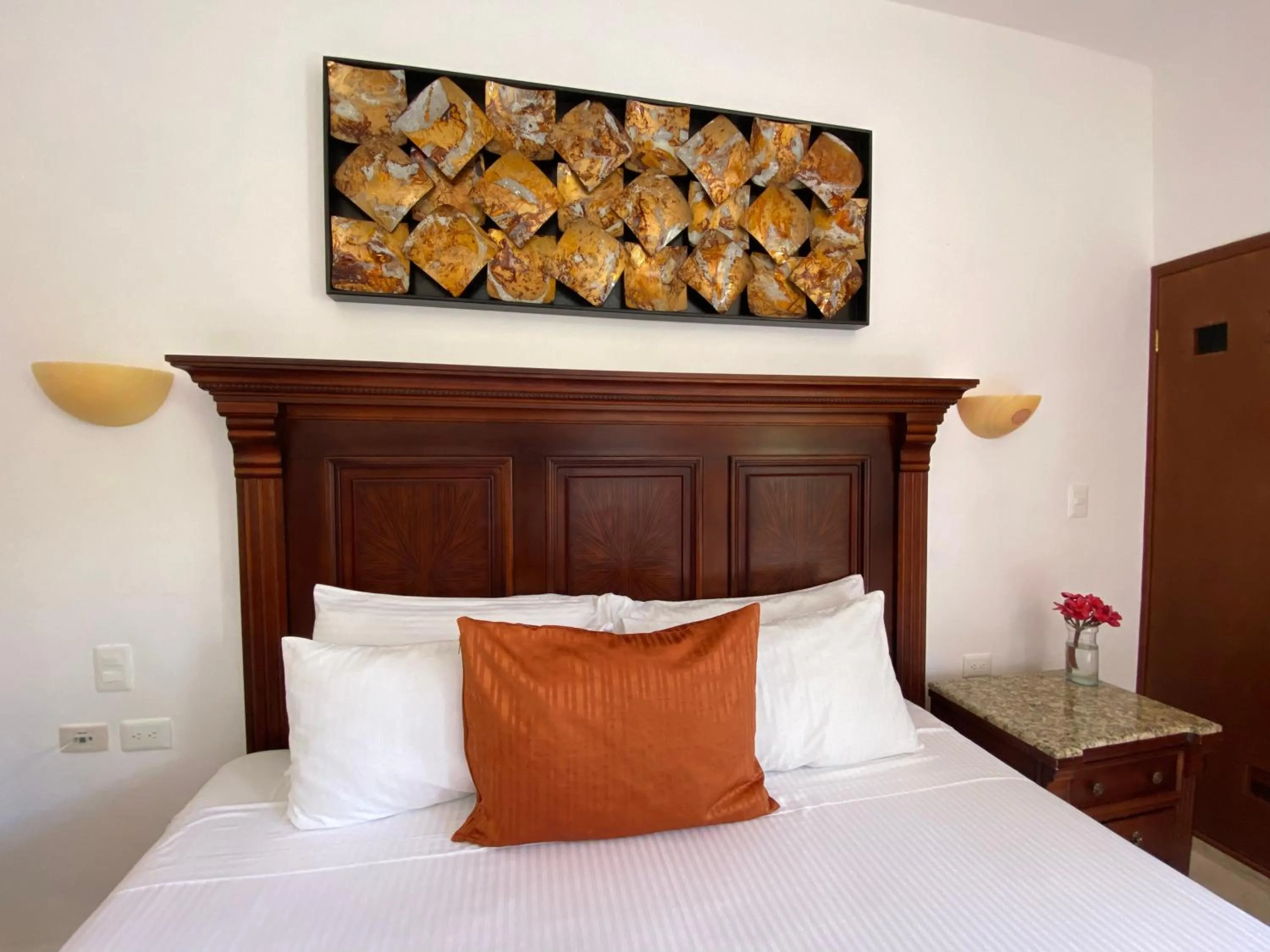 Bed in Hotel Las Golondrinas