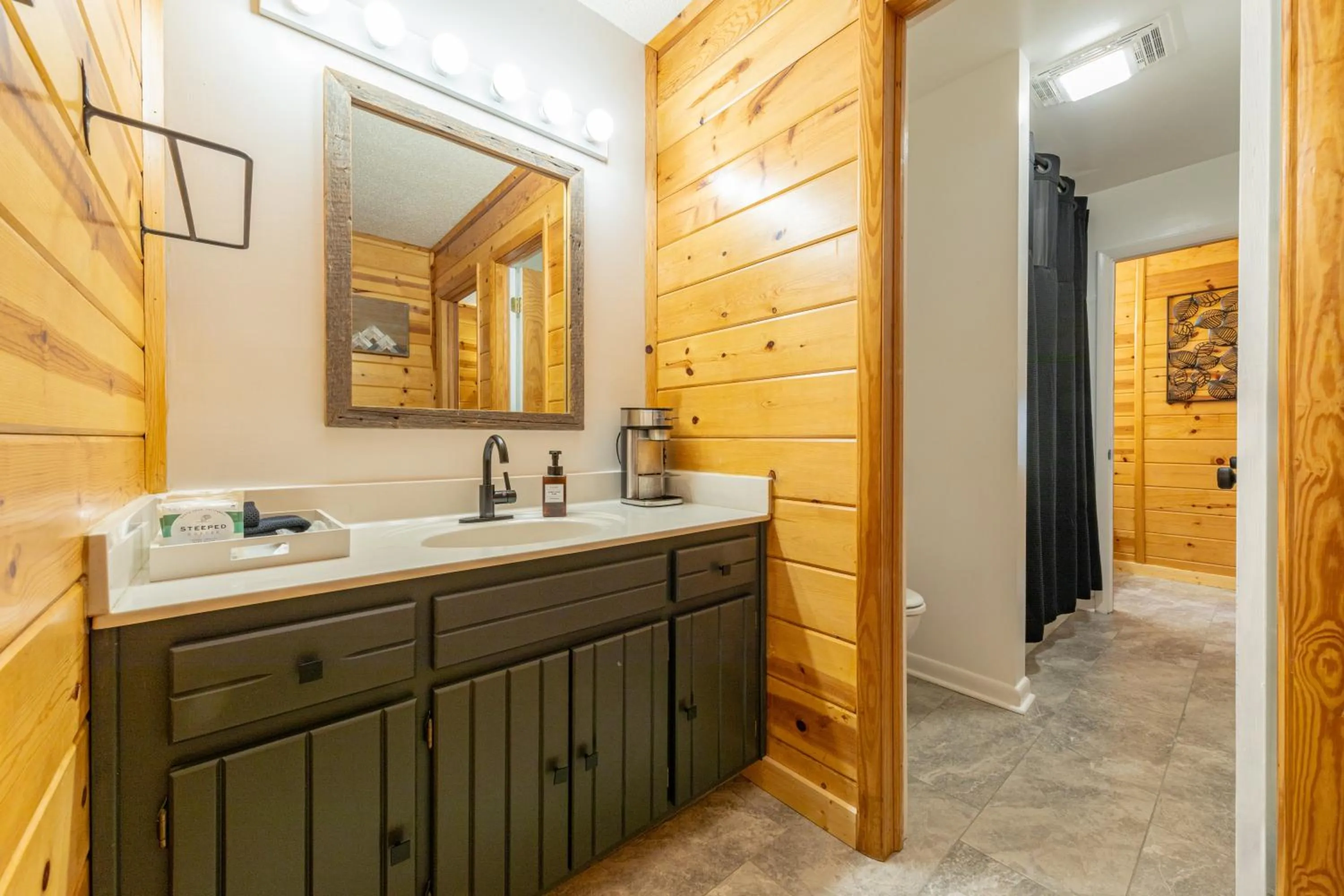 Bathroom in Mount Mitchell Eco Retreat