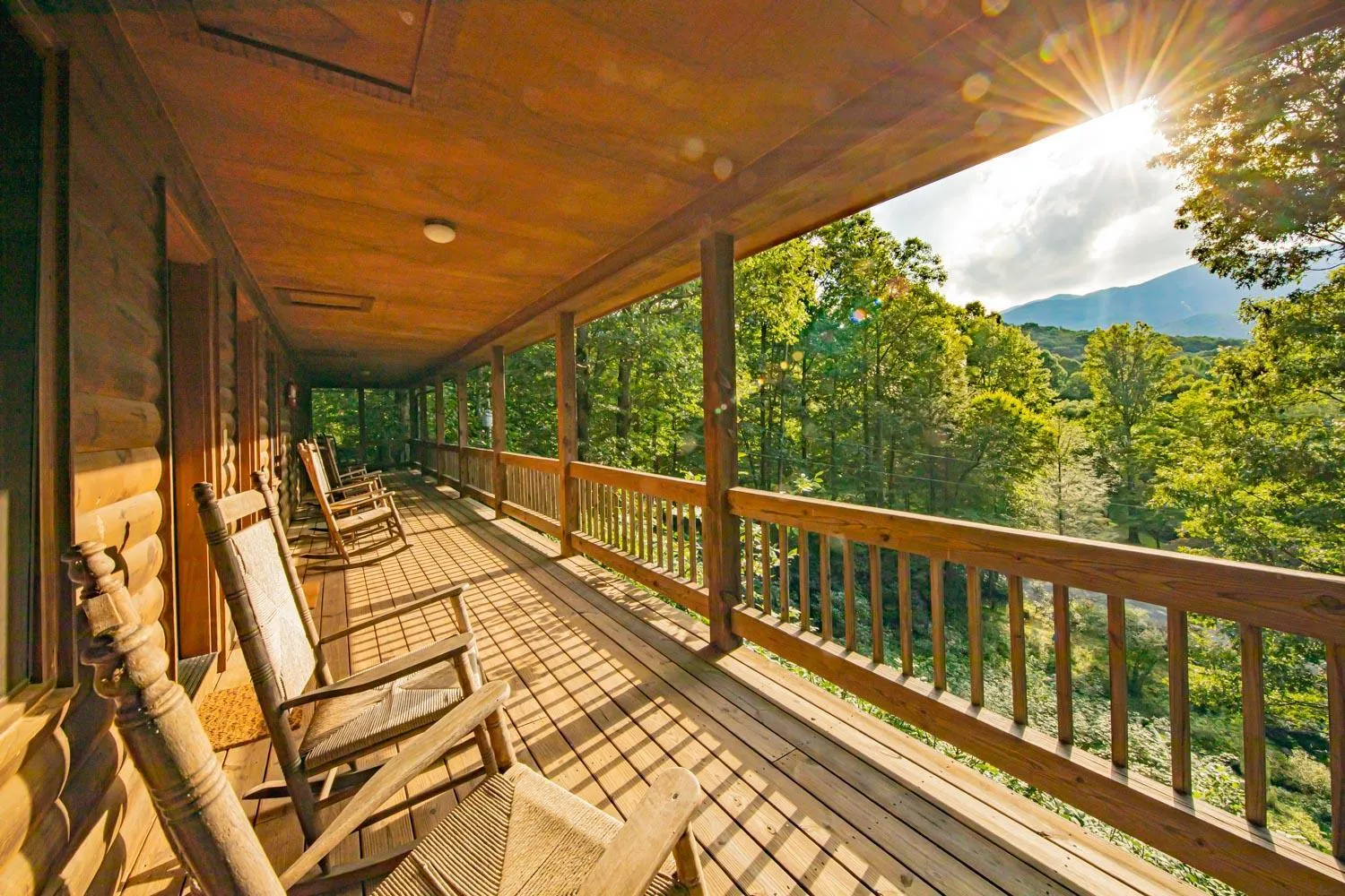 Balcony/Terrace in Mount Mitchell Eco Retreat