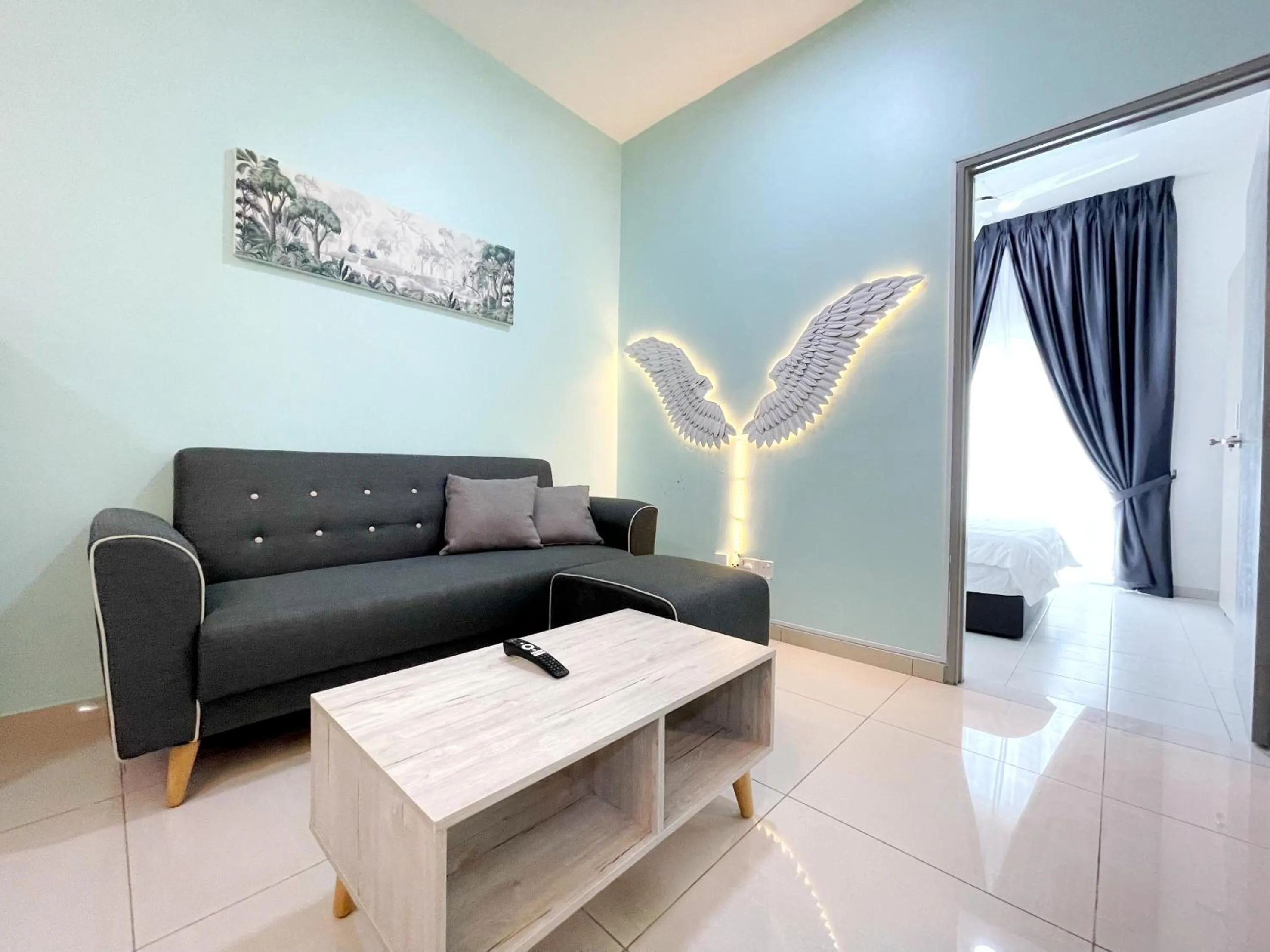 Living room in MesaHill Homestay, Nilai by S&T Homez