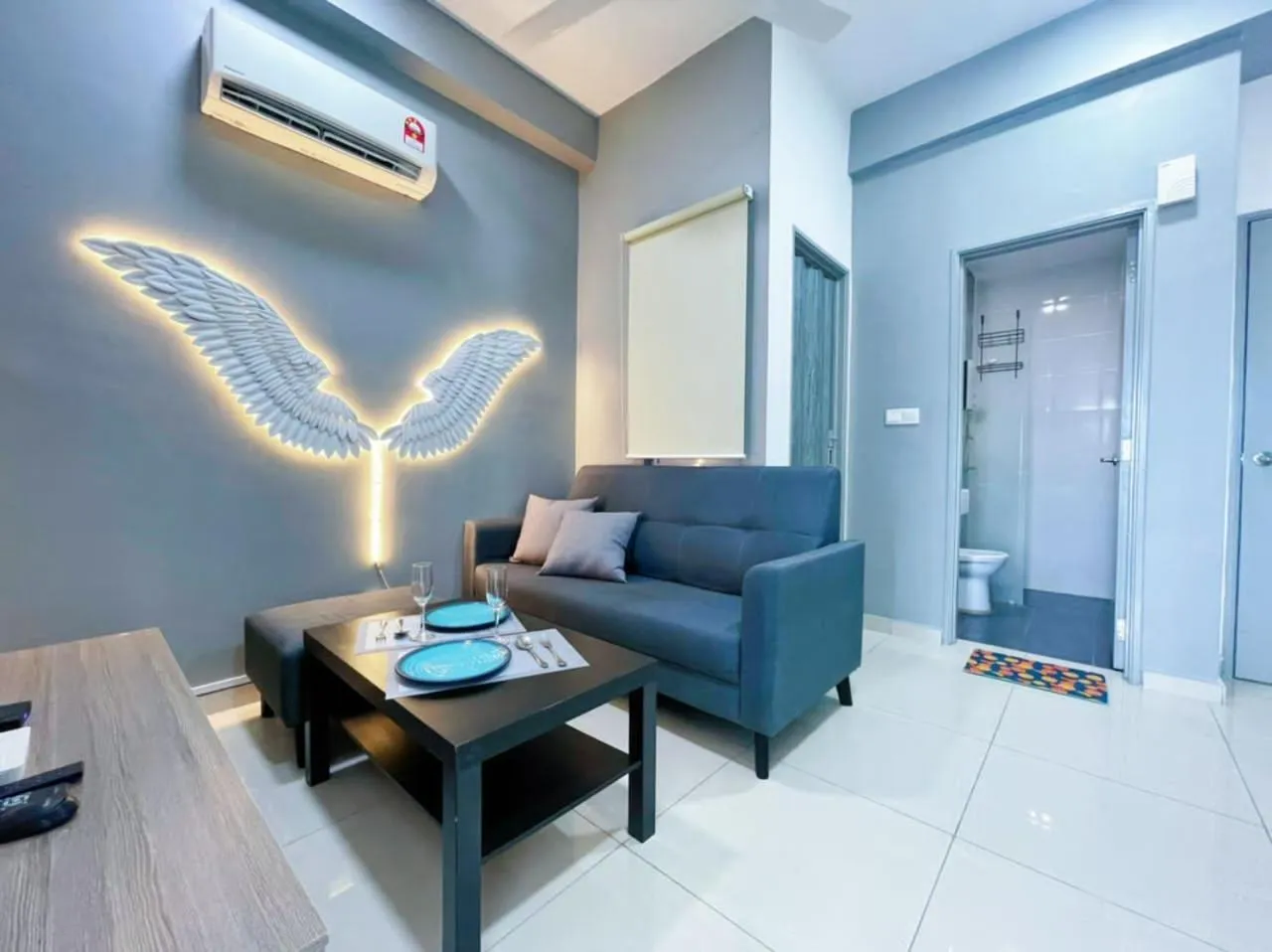 Living room in MesaHill Homestay, Nilai by S&T Homez