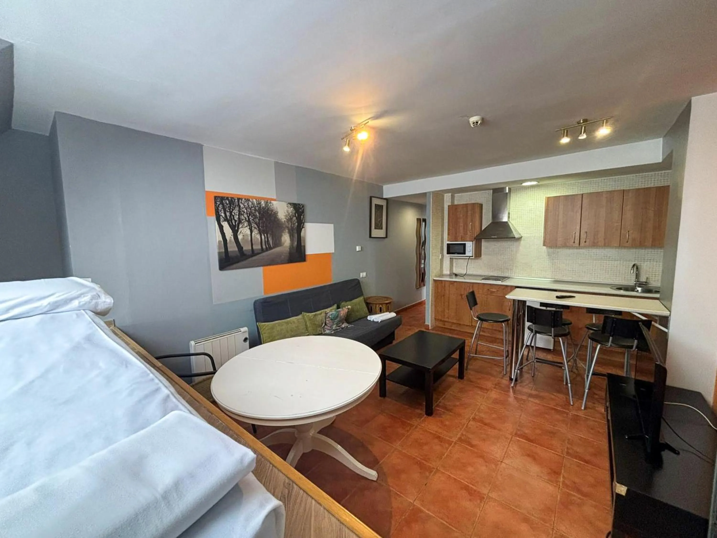 Living room in Apartamentos Sierra Nevada 3000