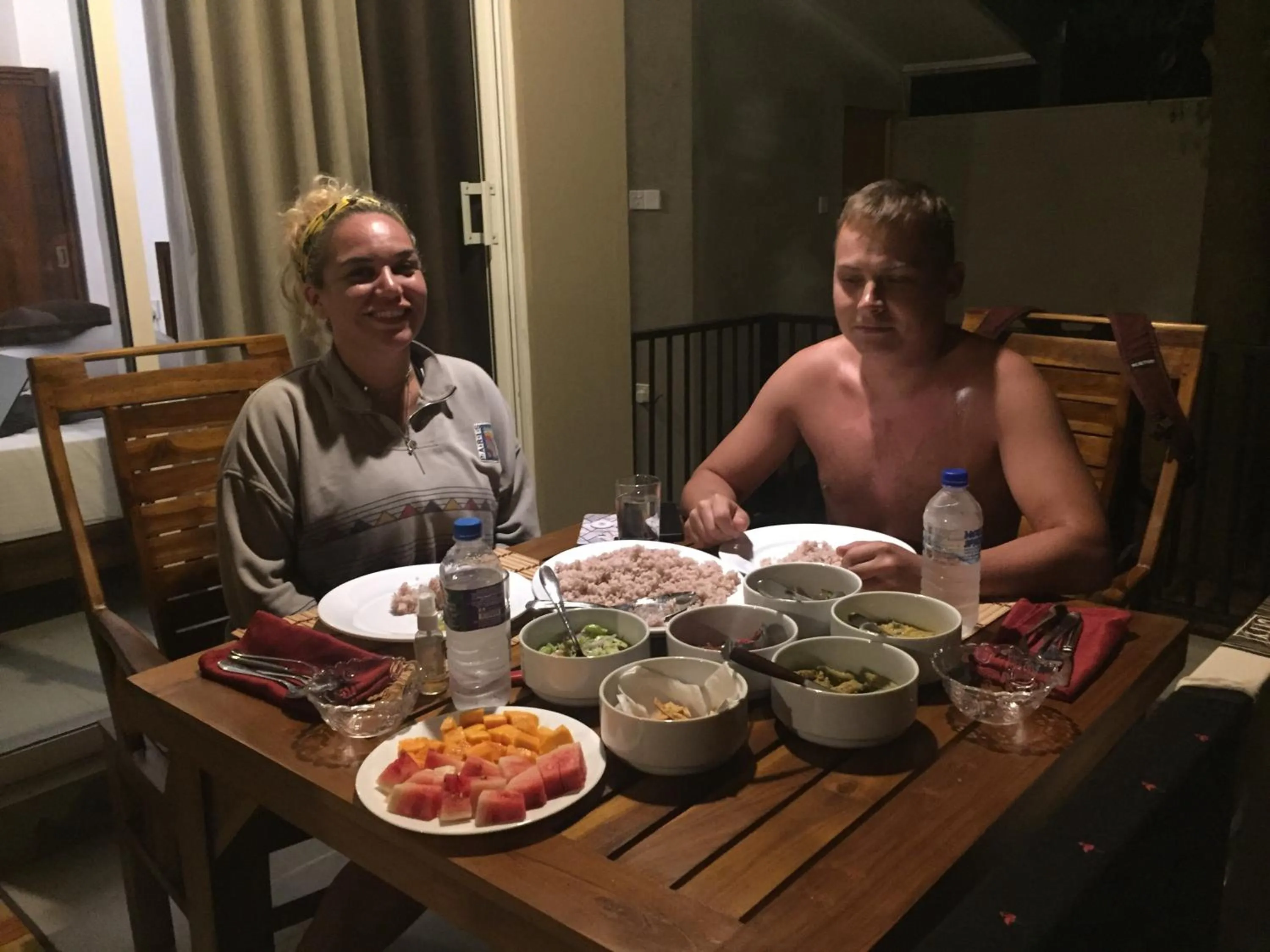 Dinner in Saffron Lake Yala