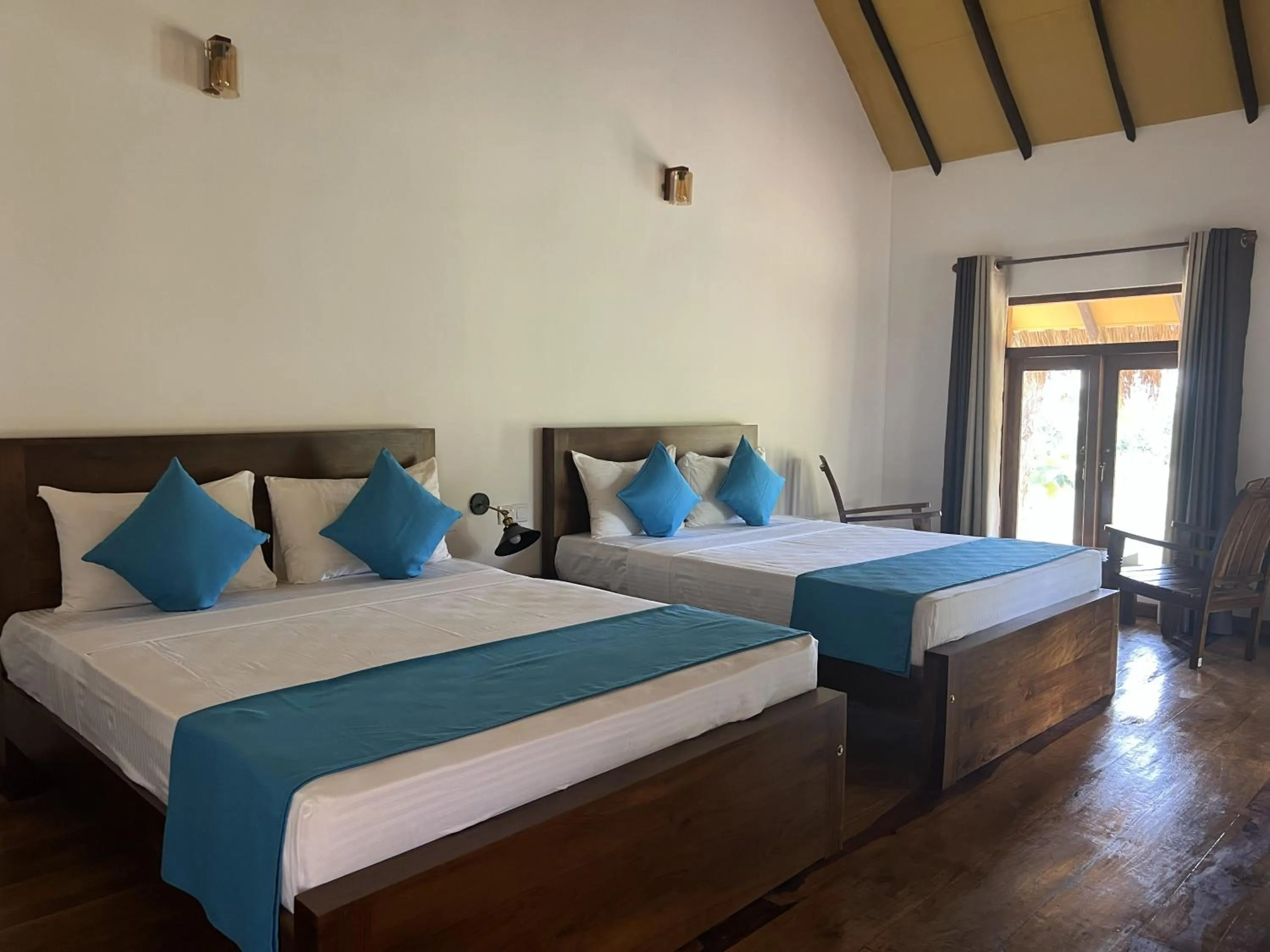 Bed in Saffron Lake Yala