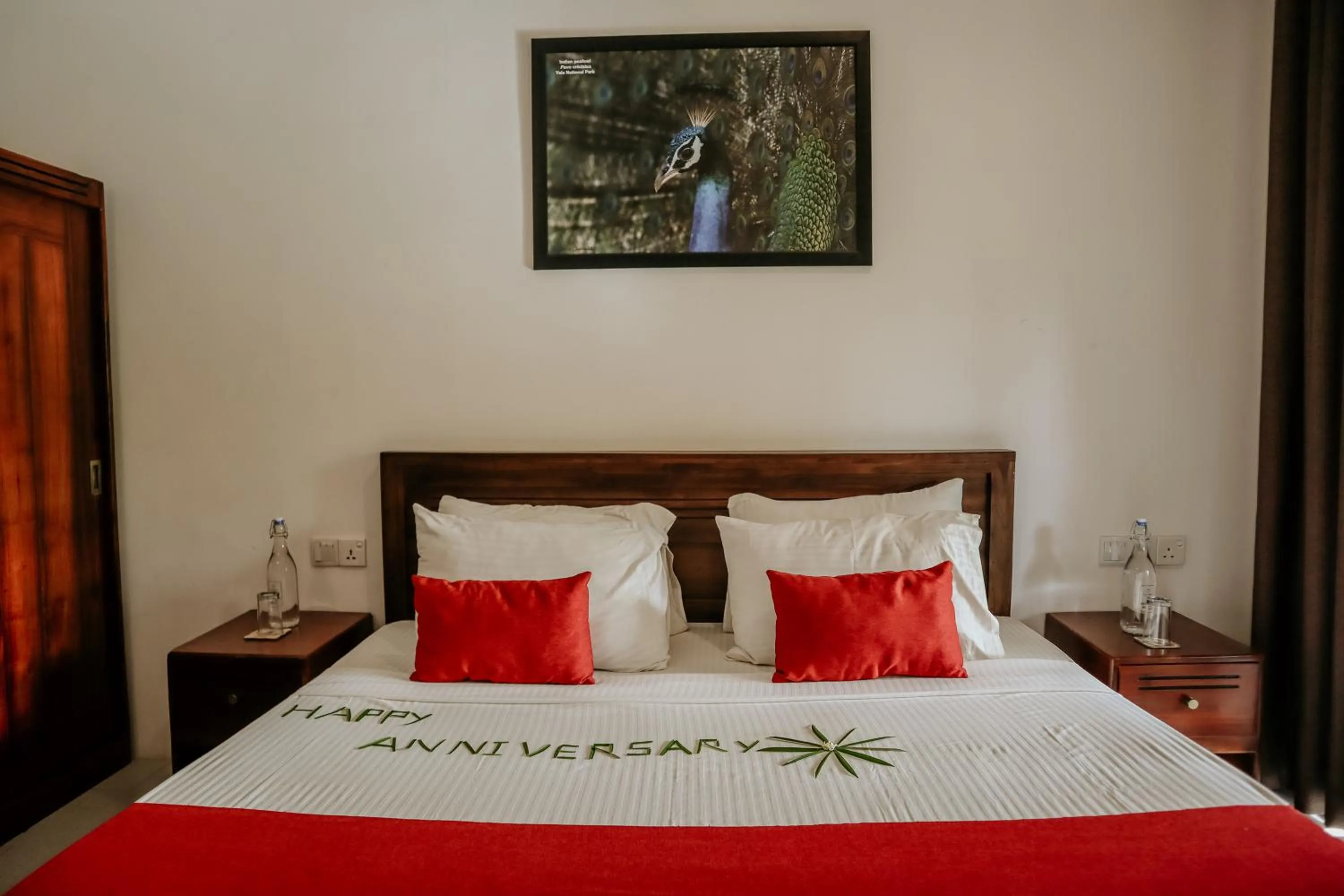 Bed in Saffron Lake Yala