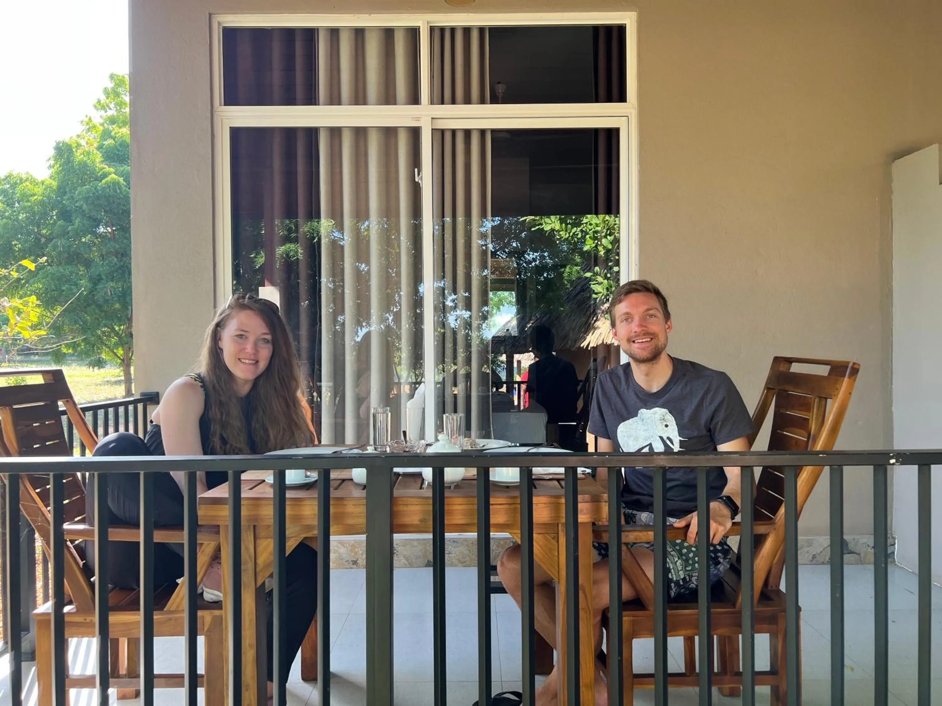Breakfast in Saffron Lake Yala