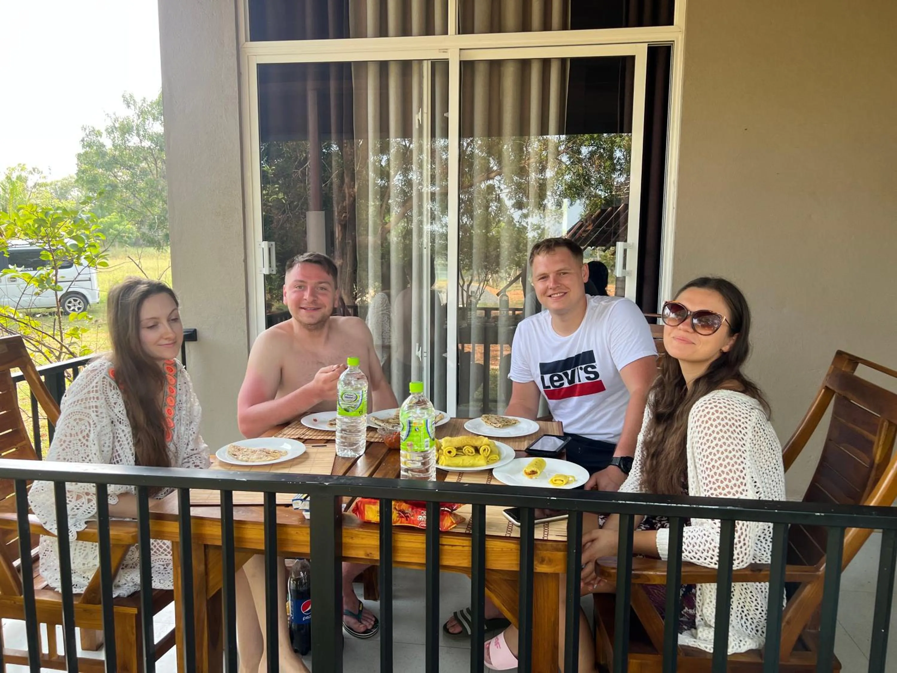 People in Saffron Lake Yala