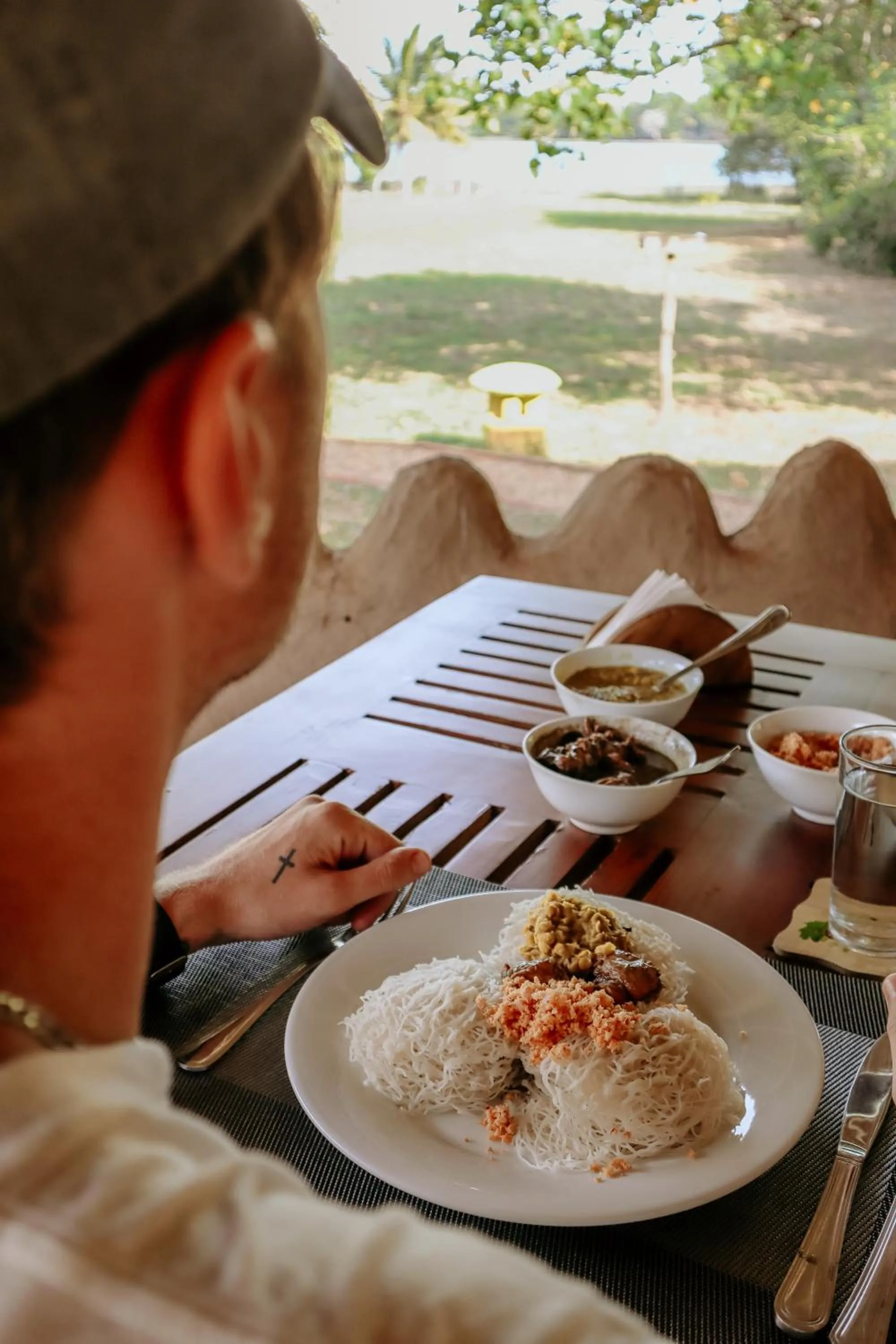 Breakfast in Saffron Lake Yala
