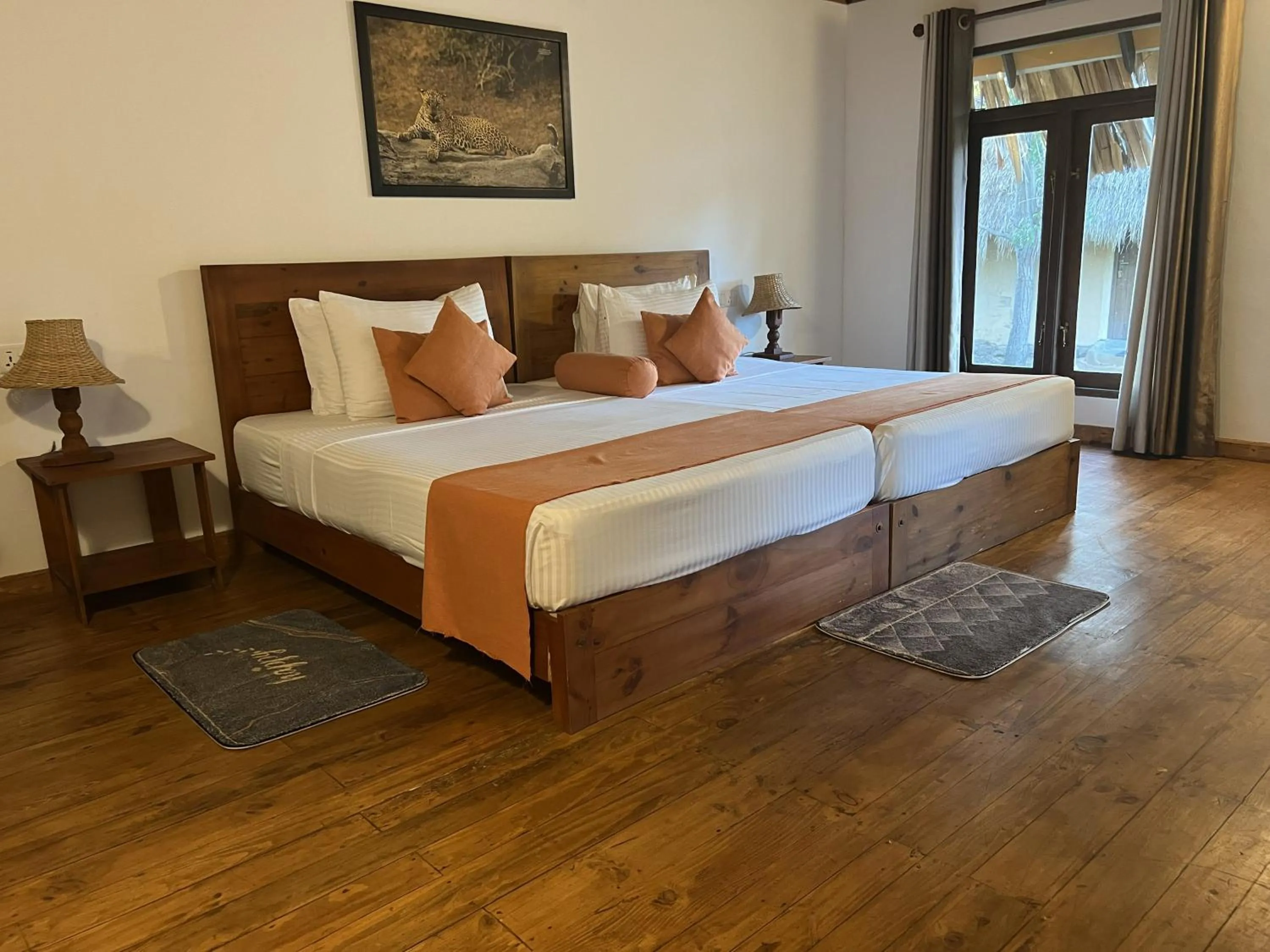 Bed in Saffron Lake Yala