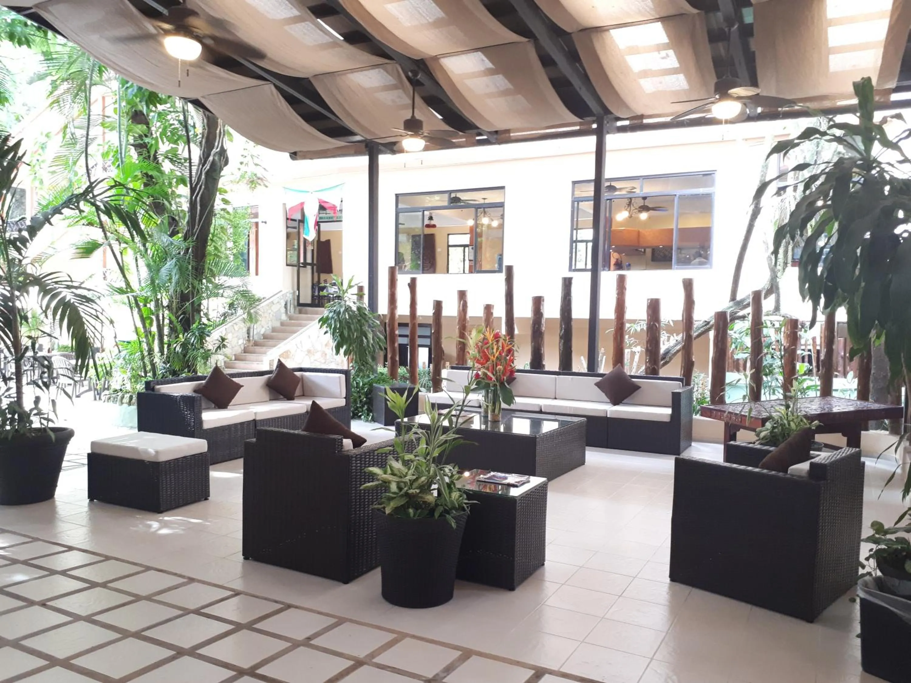Lobby or reception in Hotel Maya Tulipanes Palenque