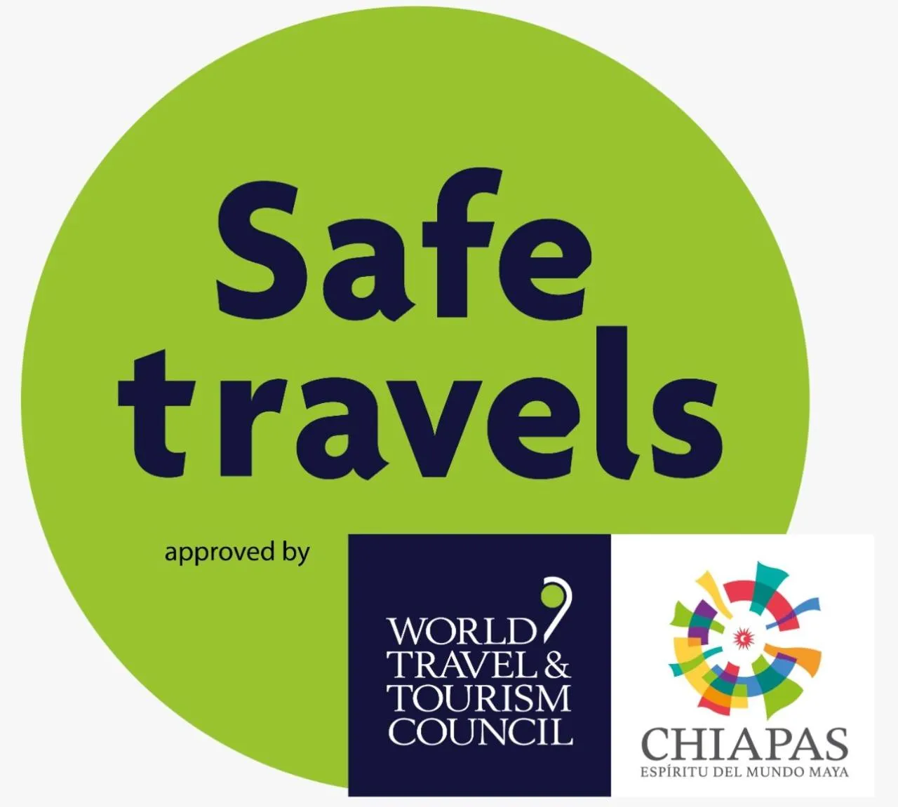 Logo/Certificate/Sign in Hotel Maya Tulipanes Palenque