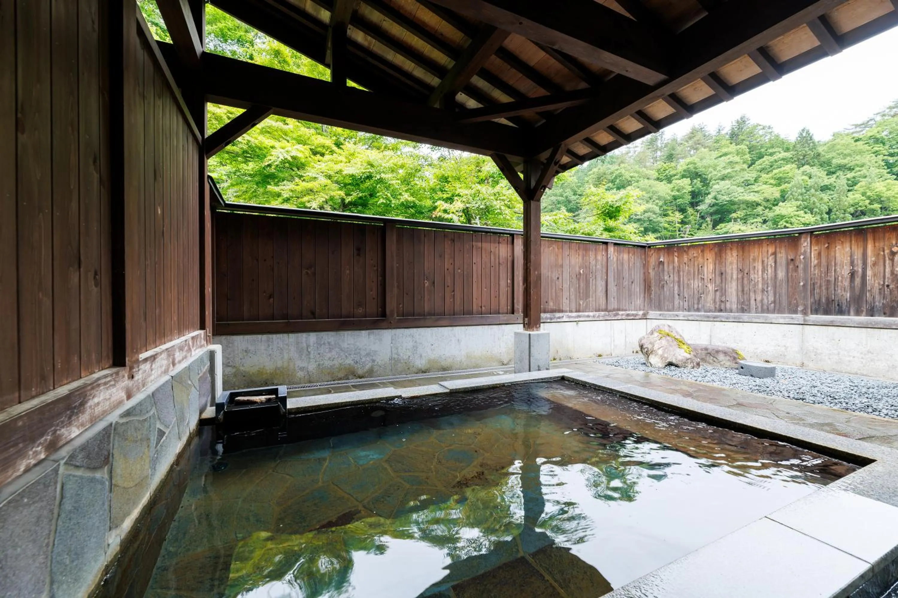 Hot Spring Bath in Hotel Kikori
