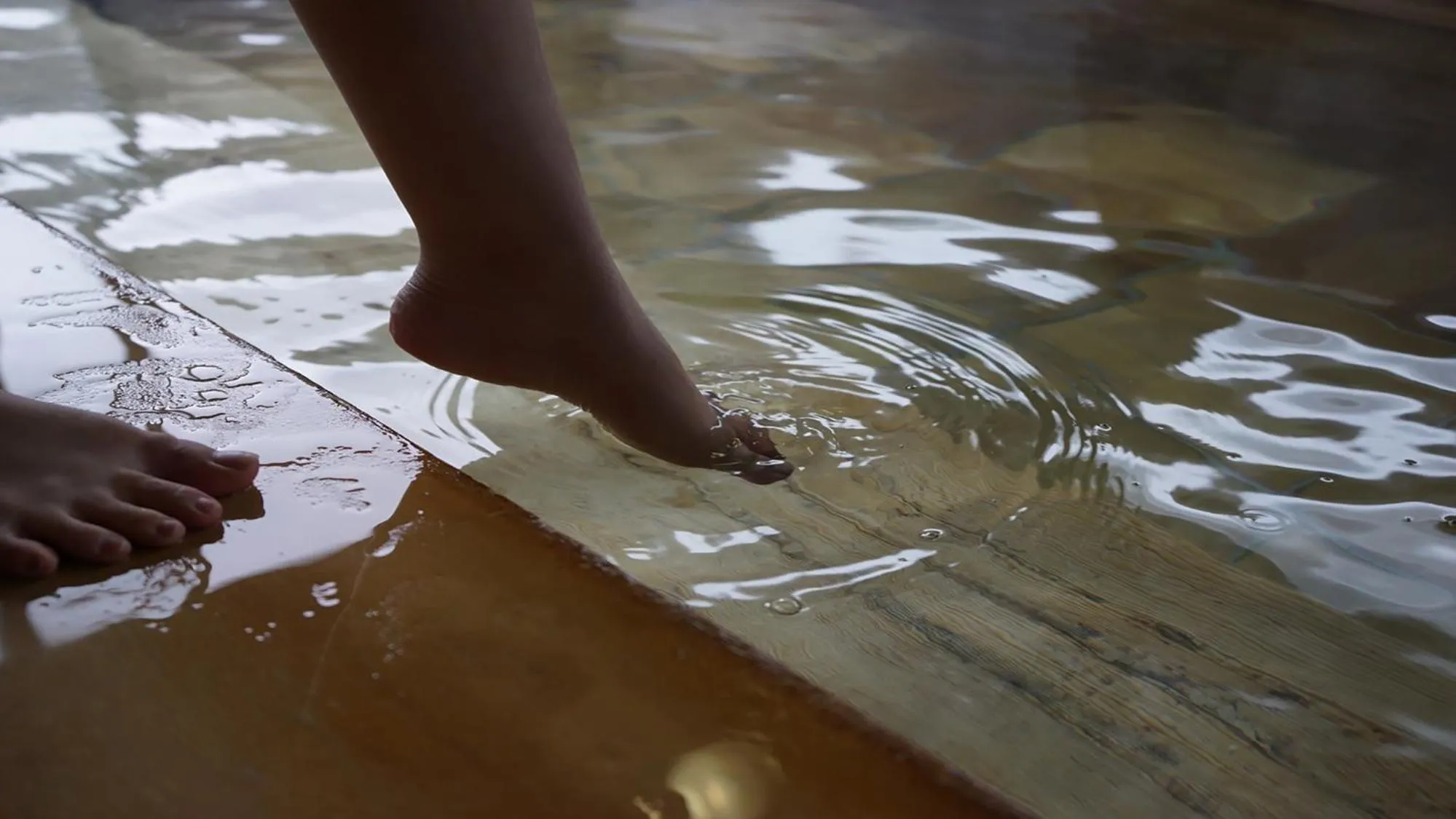 Hot Spring Bath in Hotel Kikori