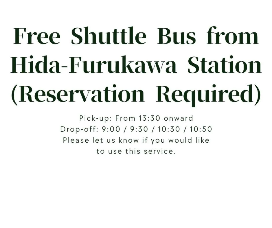 shuttle in Yatsusankan Over 6 years old