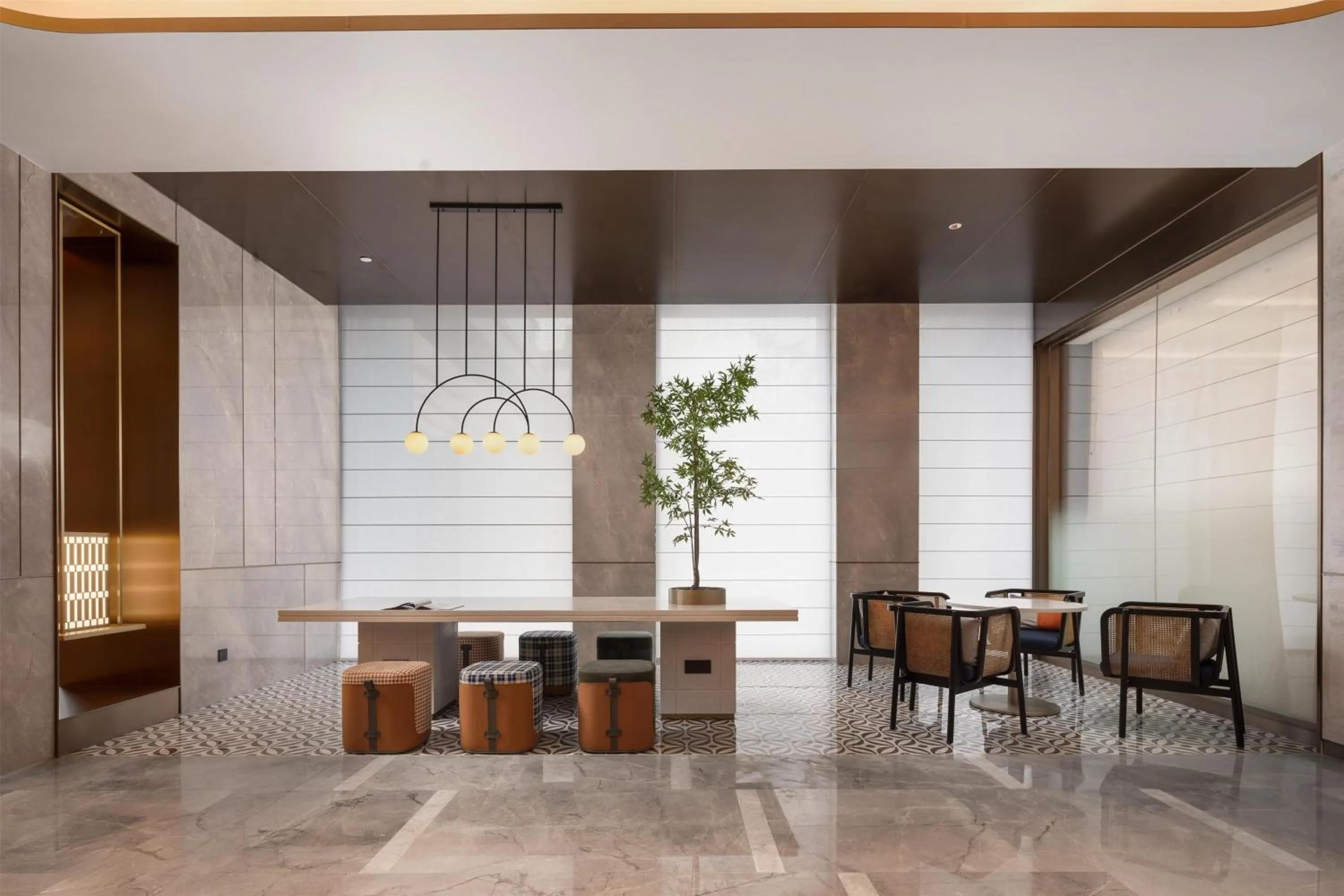 Lobby or reception in Hilton Garden Inn Chengdu Jinniu Yipintianxia