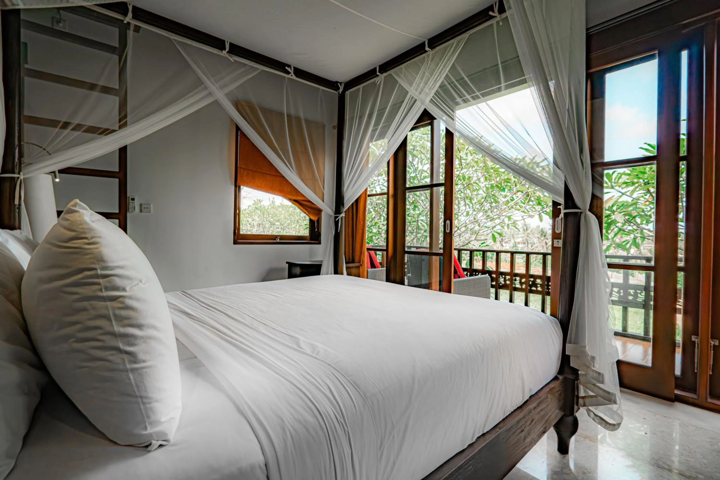 Bed in Uma Stana Villa