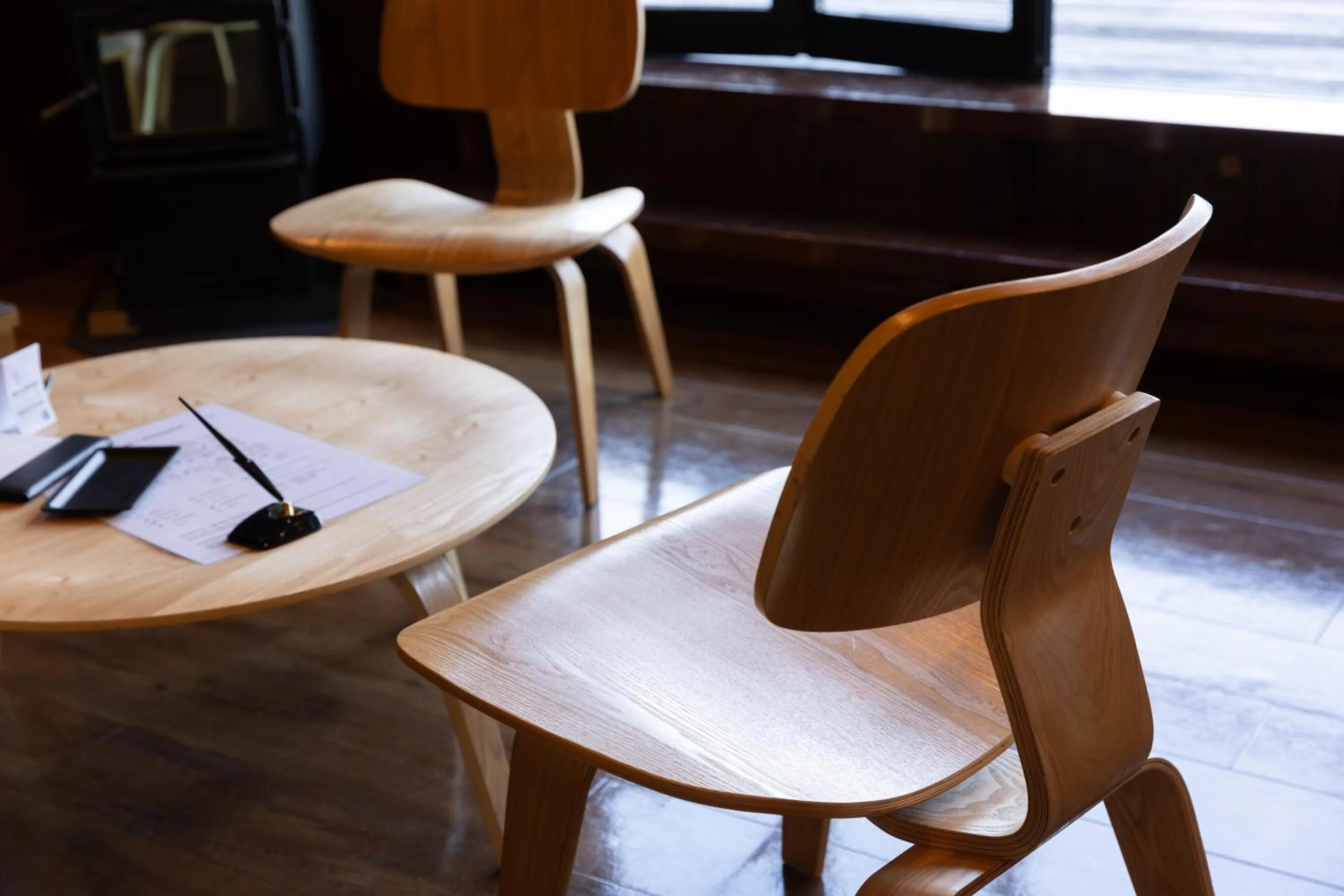Seating area in Kawaguchiko Country Cottage Ban