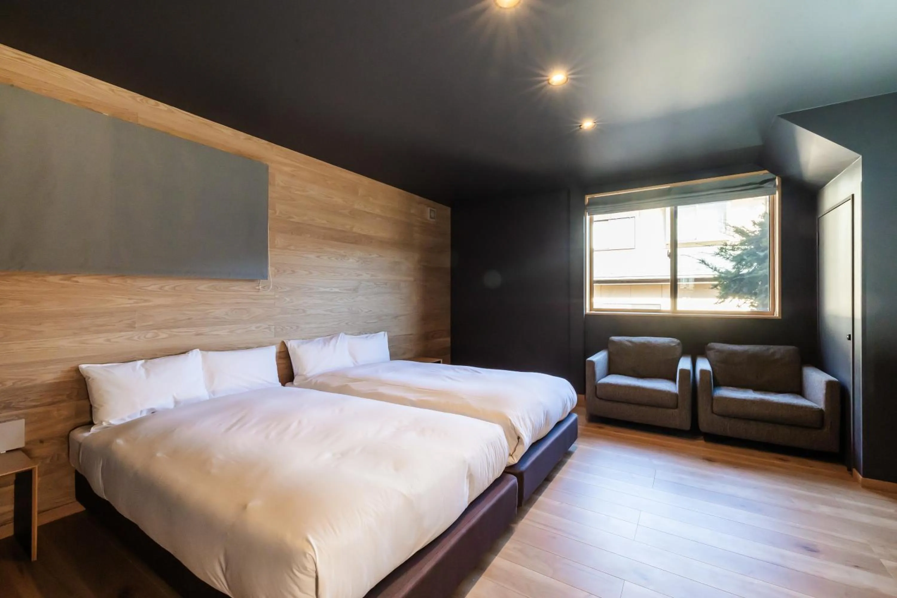 Bedroom, Bed in Kawaguchiko Country Cottage Ban