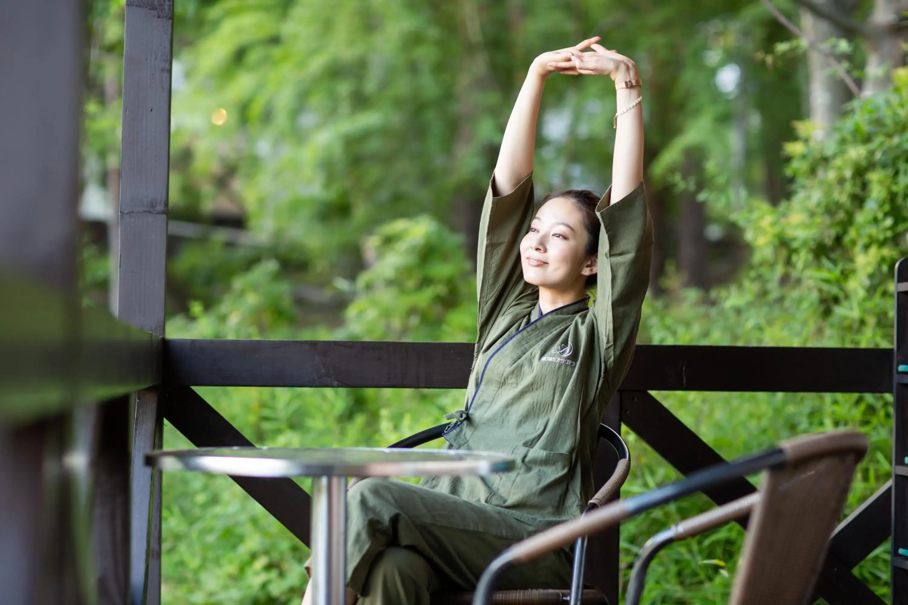Garden view in Kawaguchiko Country Cottage Ban