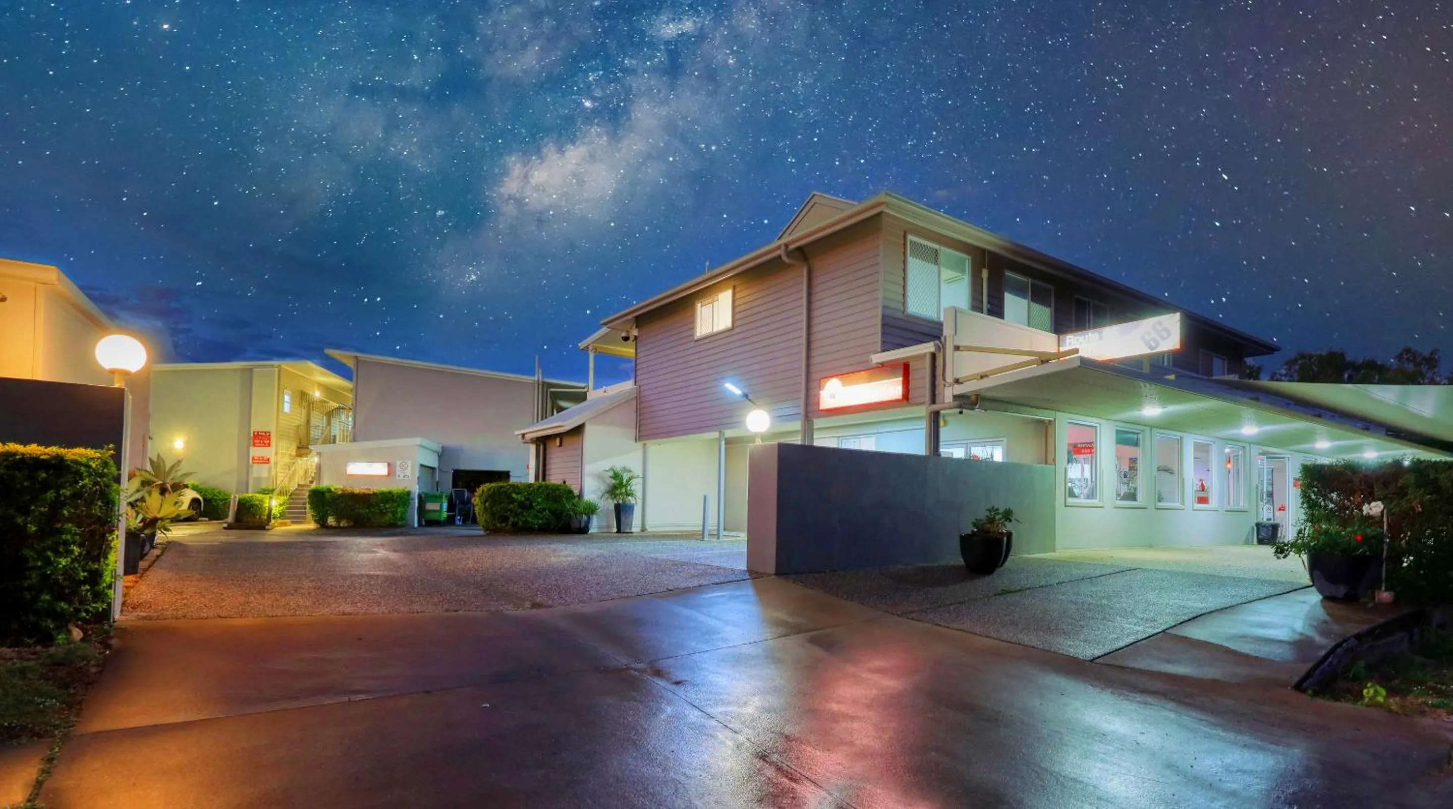 Lobby or reception in Route 66 Motor Inn