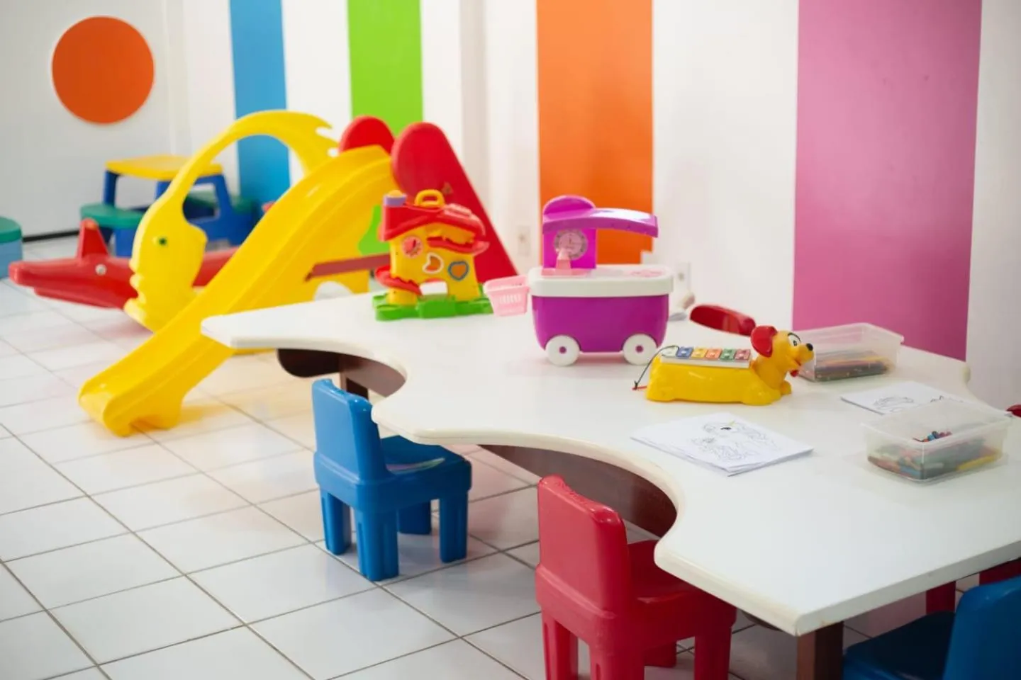 Children play ground in Grand Lençóis Flat