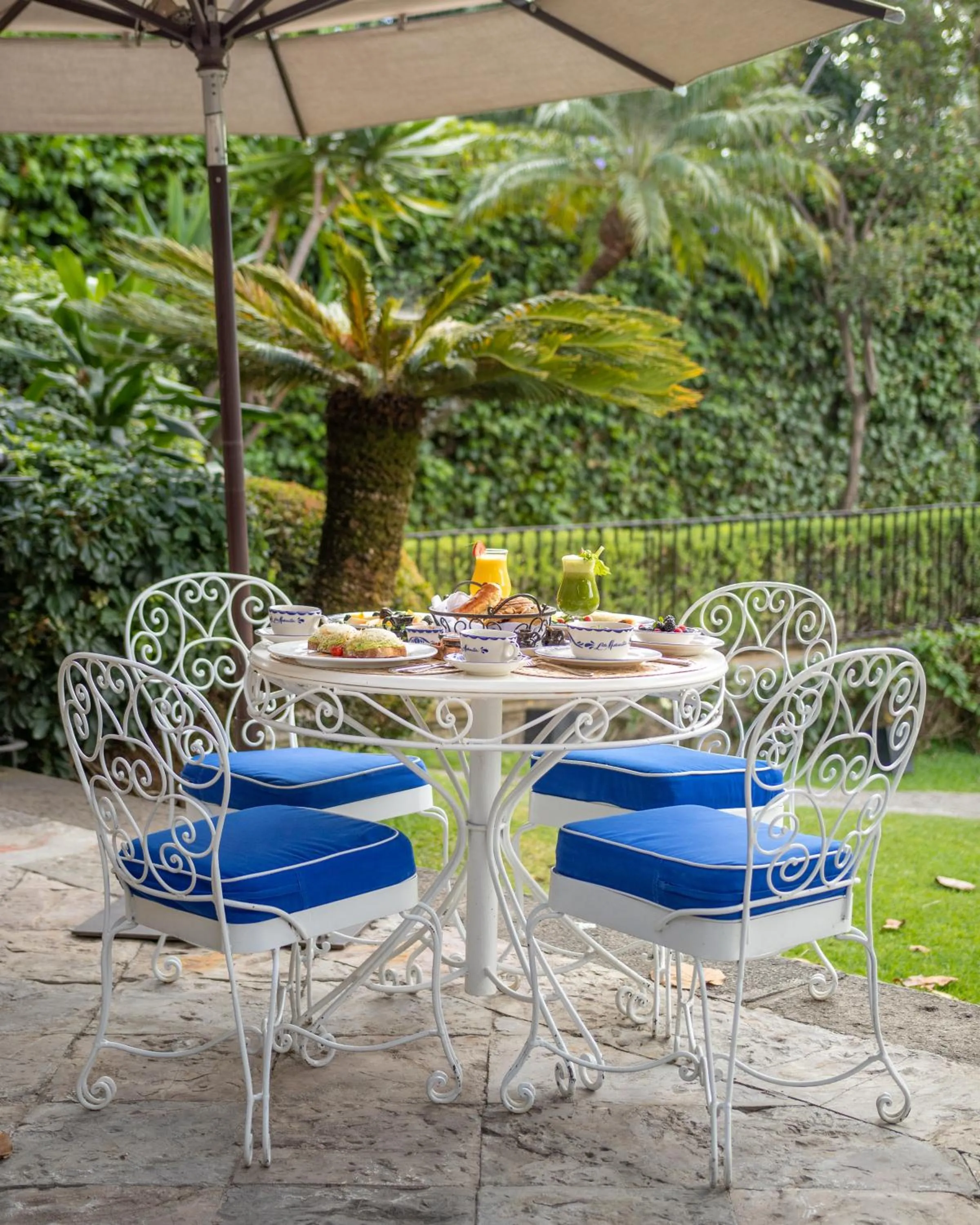 Garden in Las Mañanitas