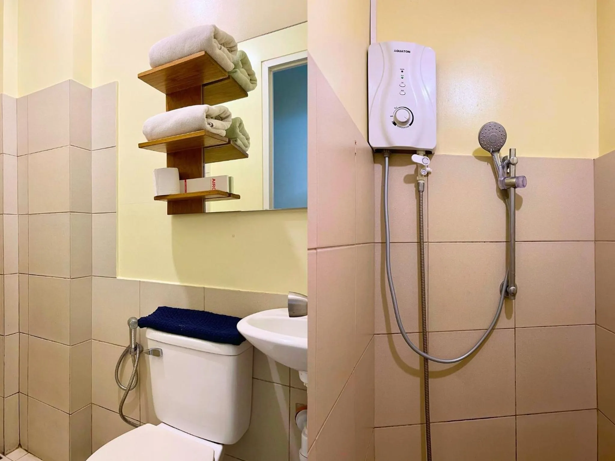 Shower in airobedz MANILA - A Value Hotel