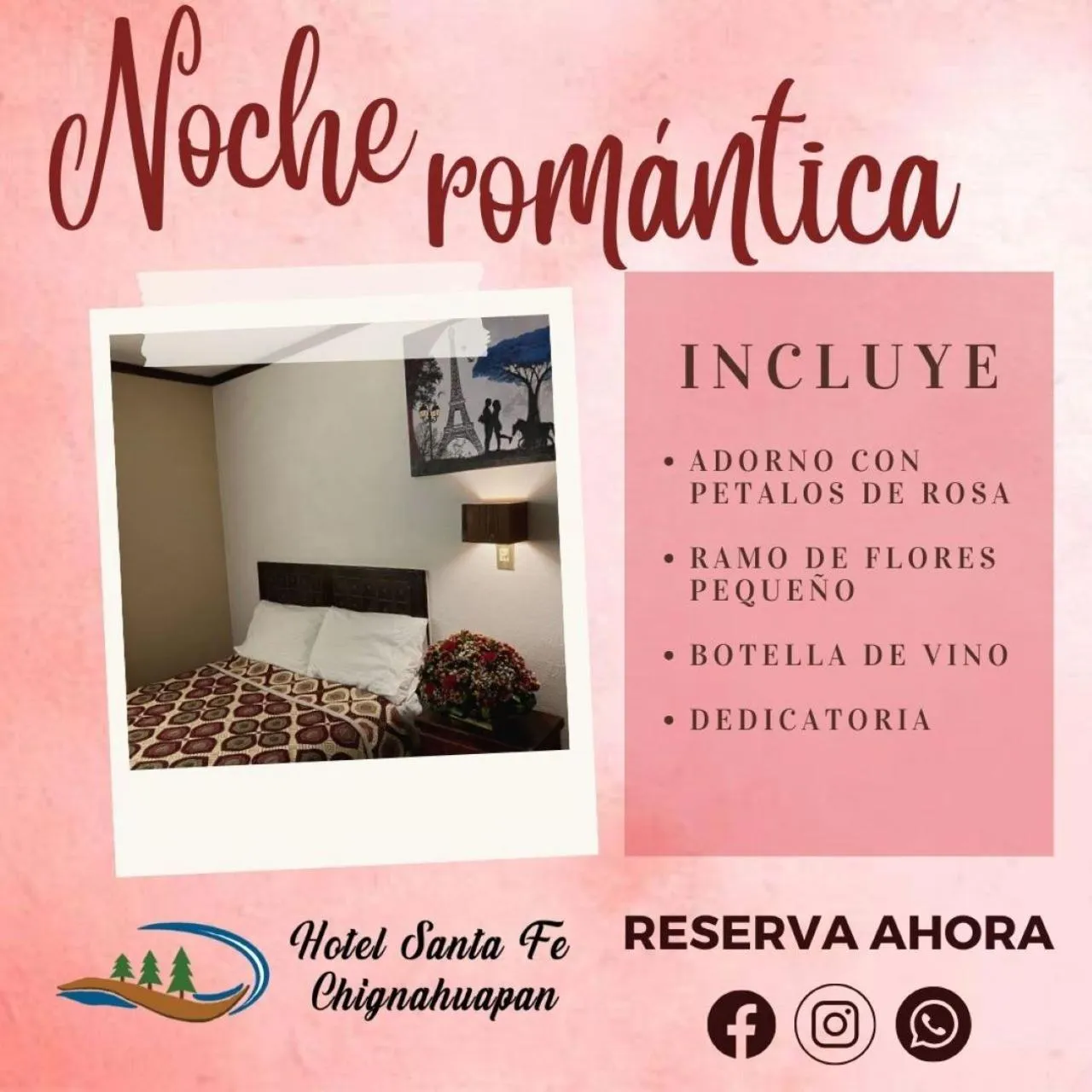 Bed in Hotel Santa Fe