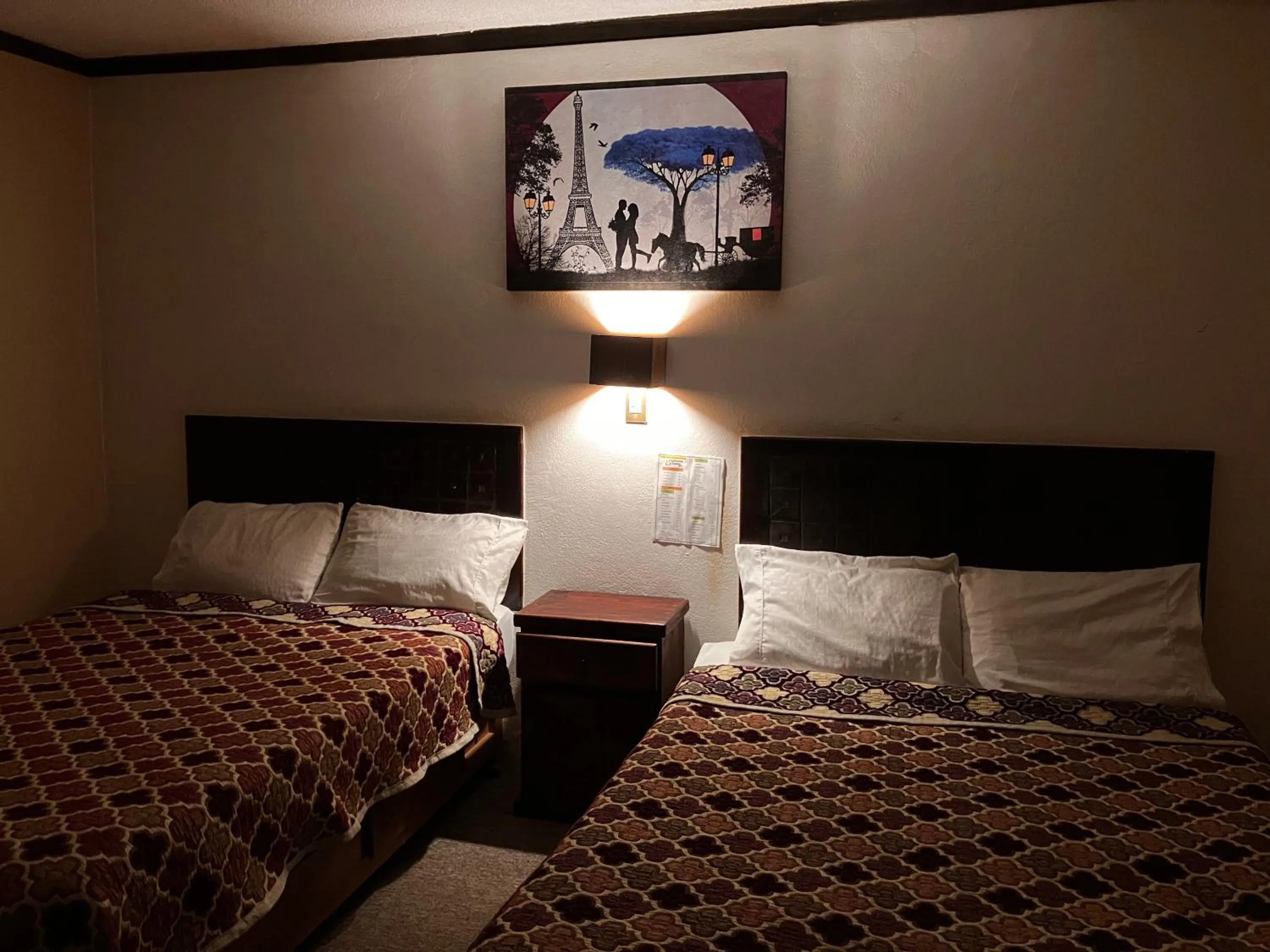 Bed in Hotel Santa Fe