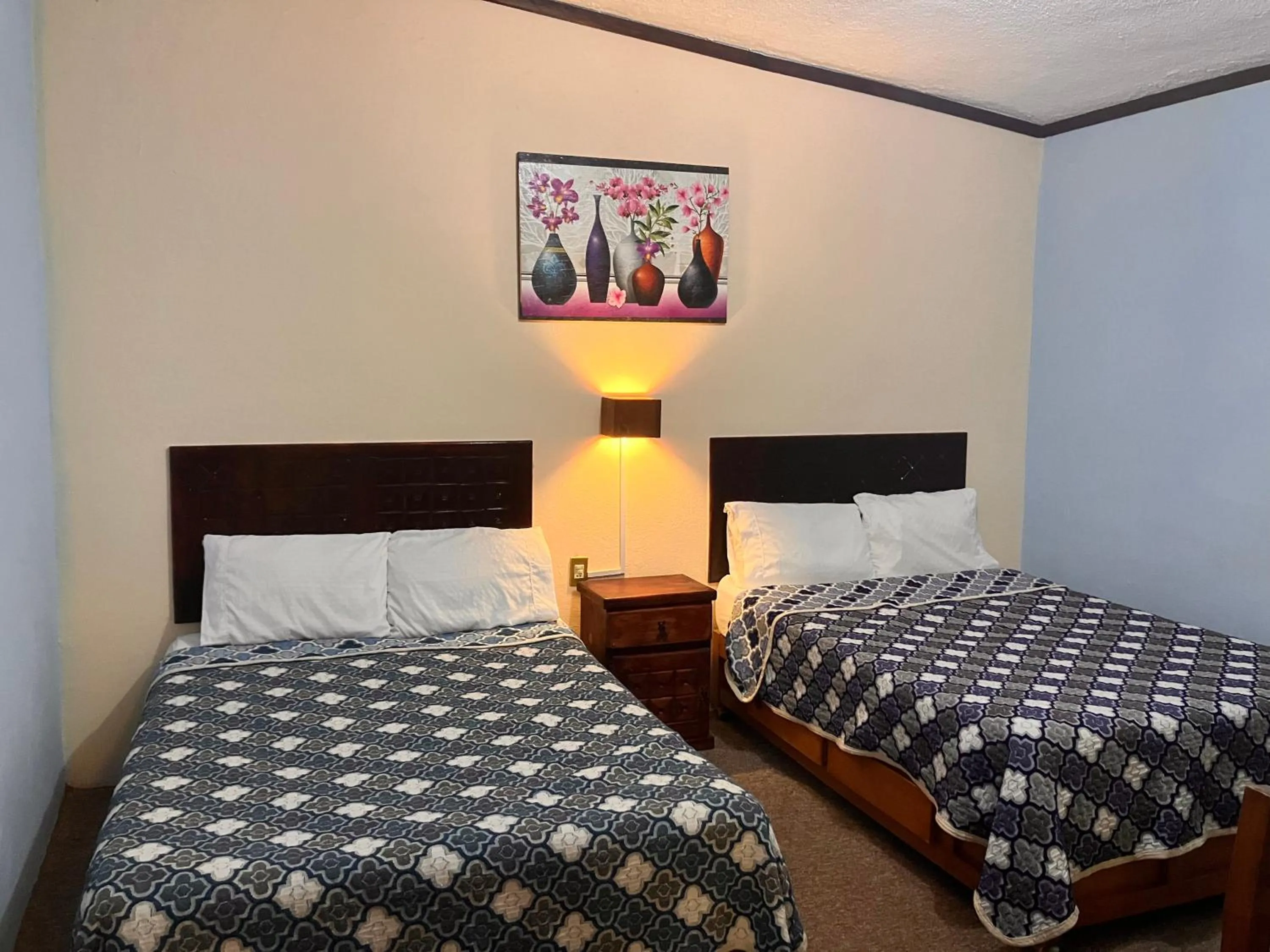 Bed in Hotel Santa Fe