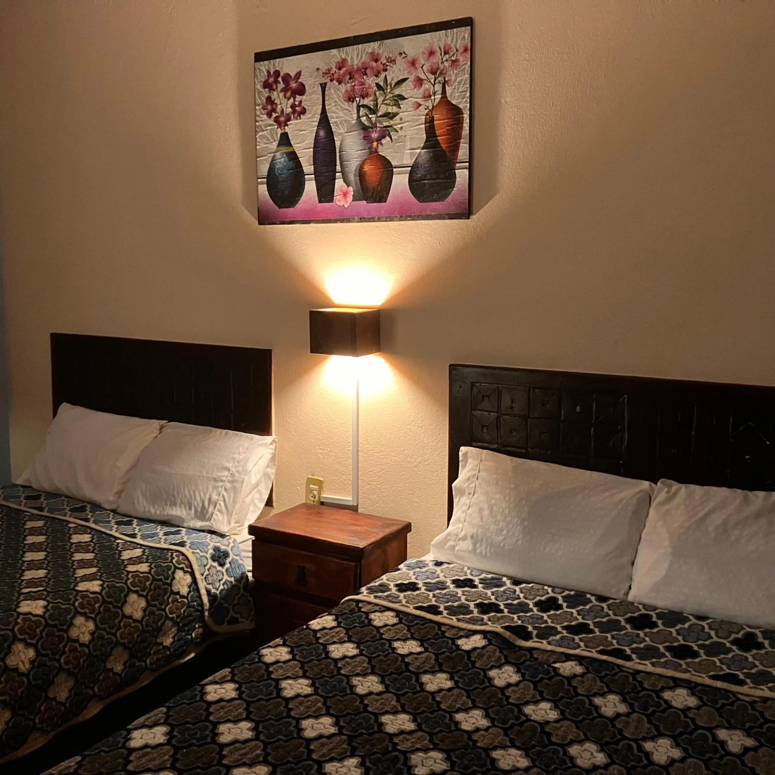 Bed in Hotel Santa Fe