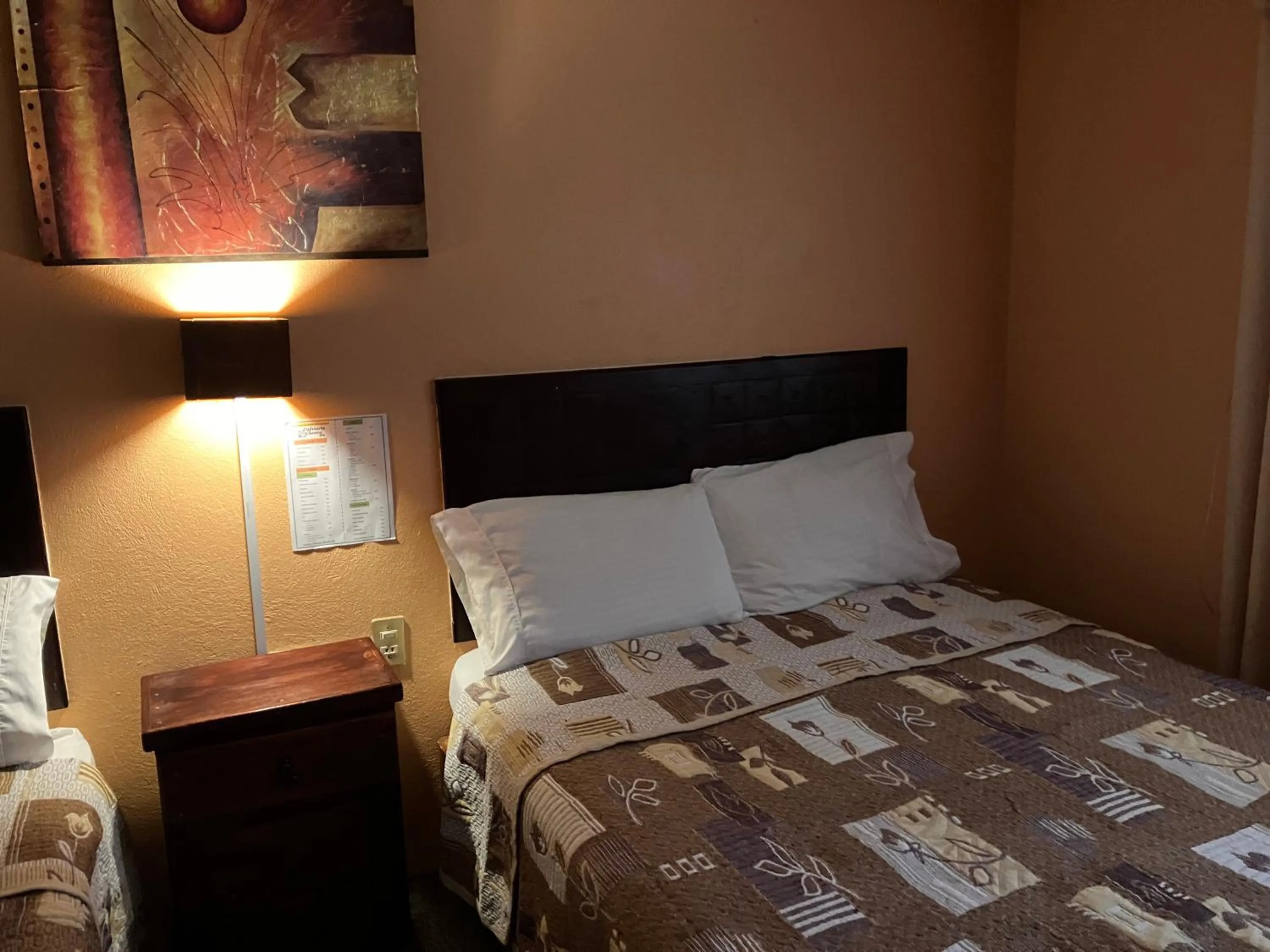 Bed in Hotel Santa Fe