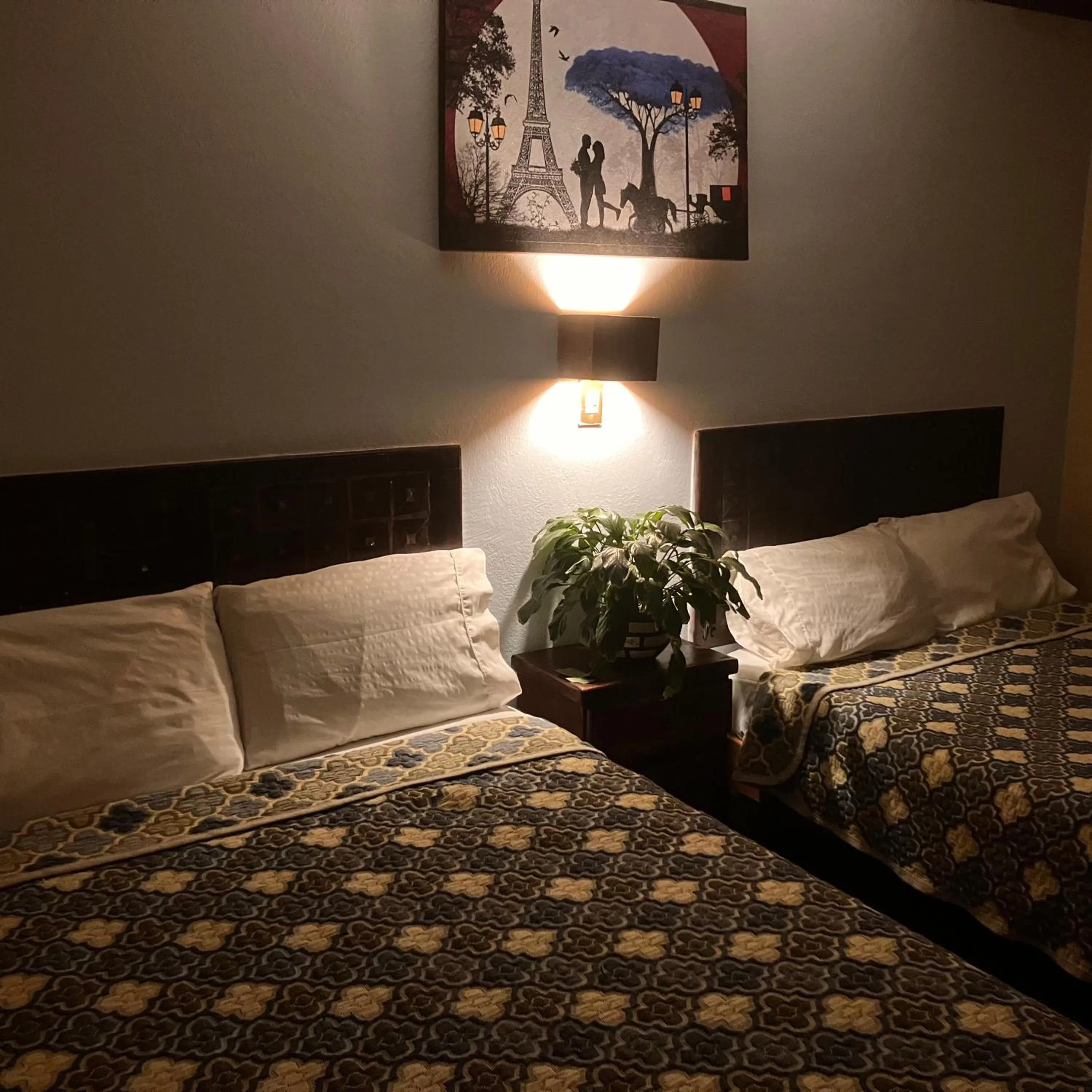 Bed in Hotel Santa Fe