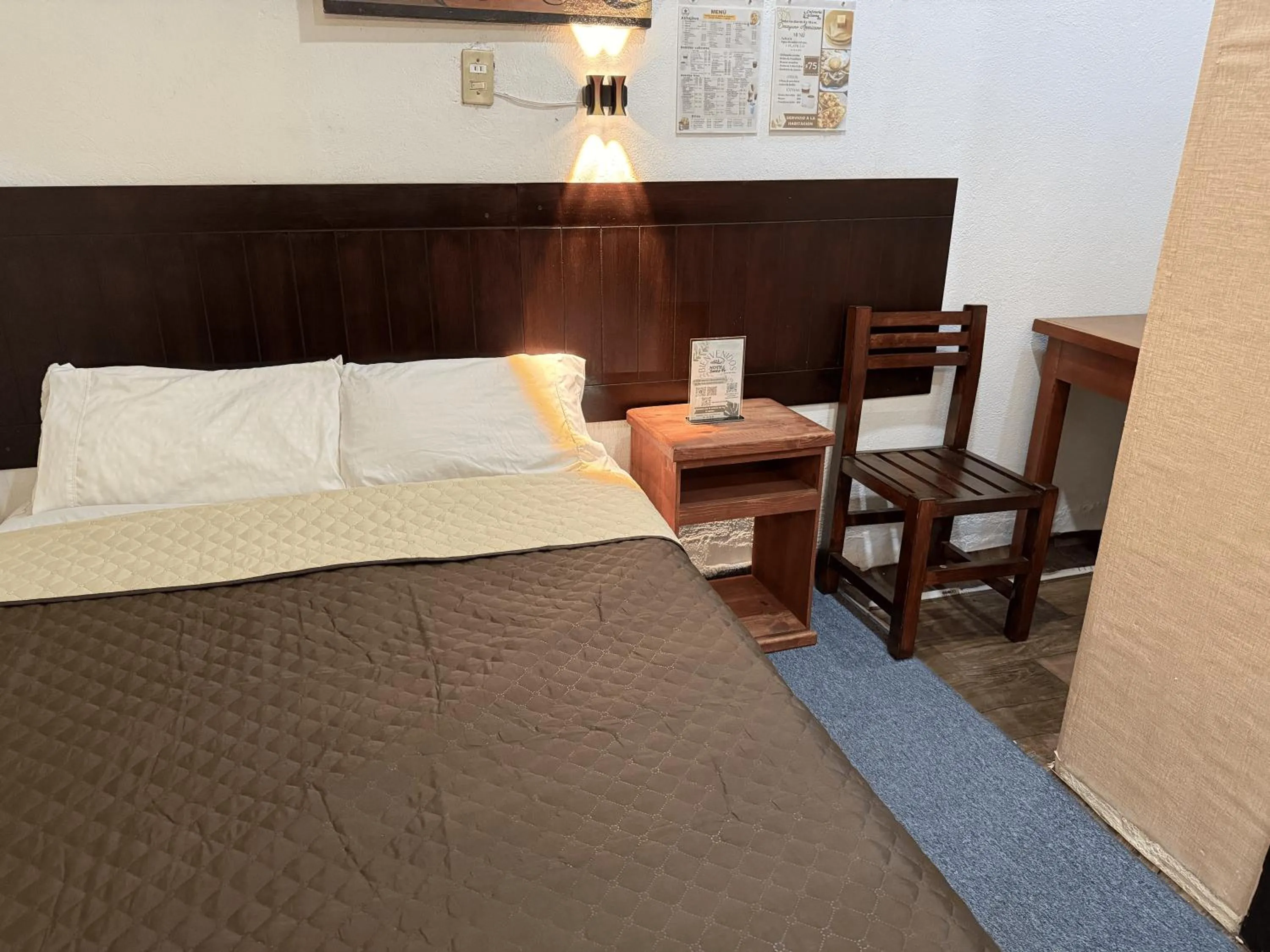 Bed in Hotel Santa Fe