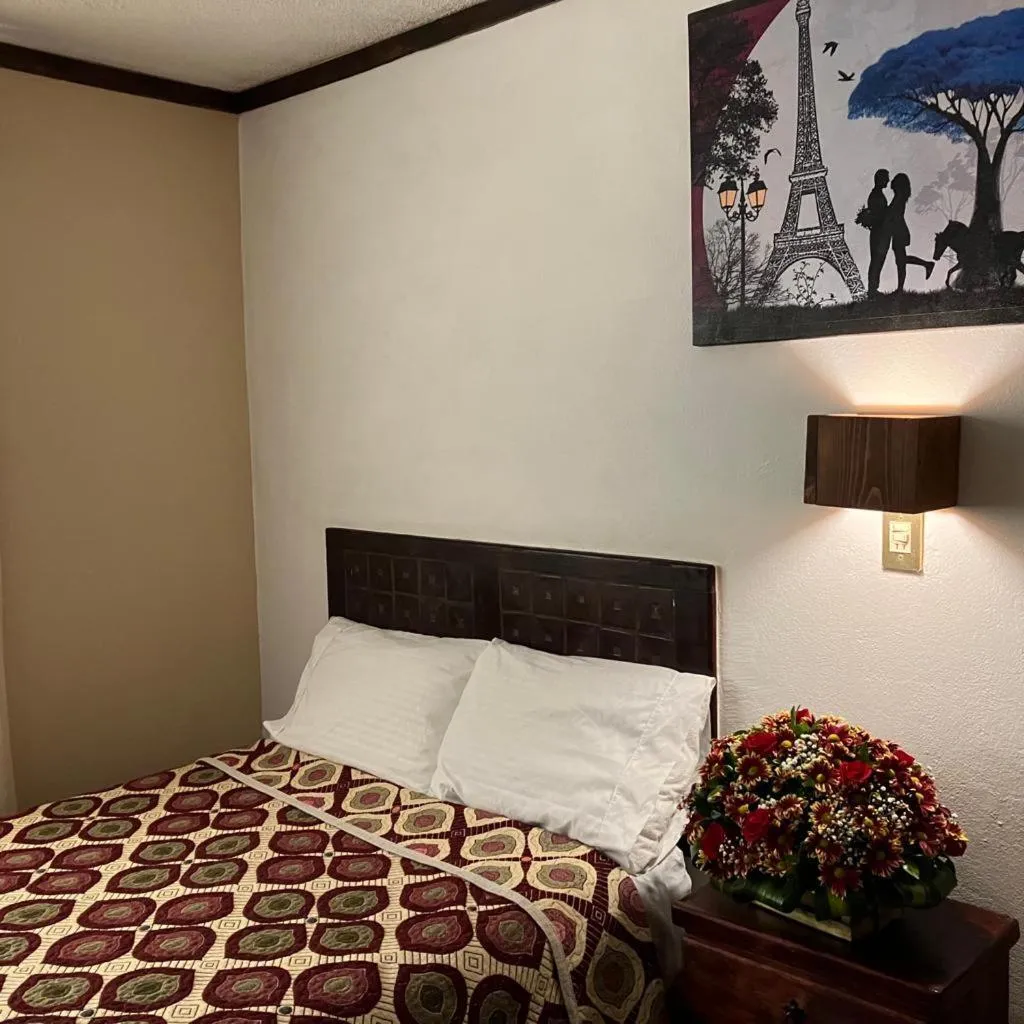 Bed in Hotel Santa Fe