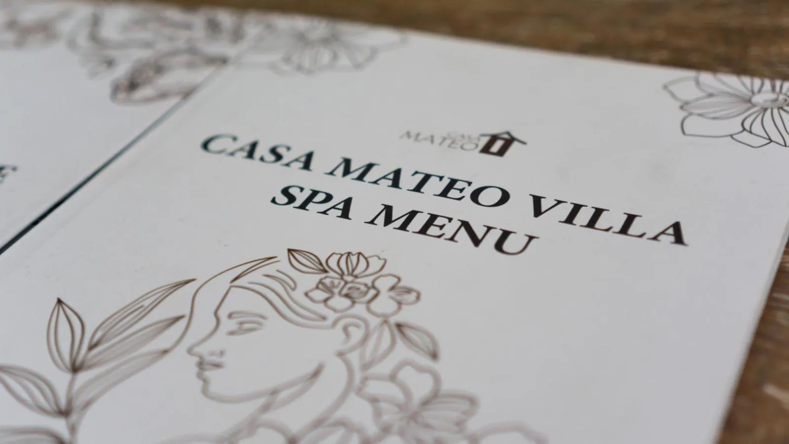 Food and drinks in Casa Mateo Villa