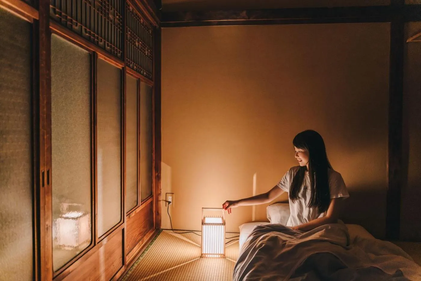 Bed in Guest House Hitsujian