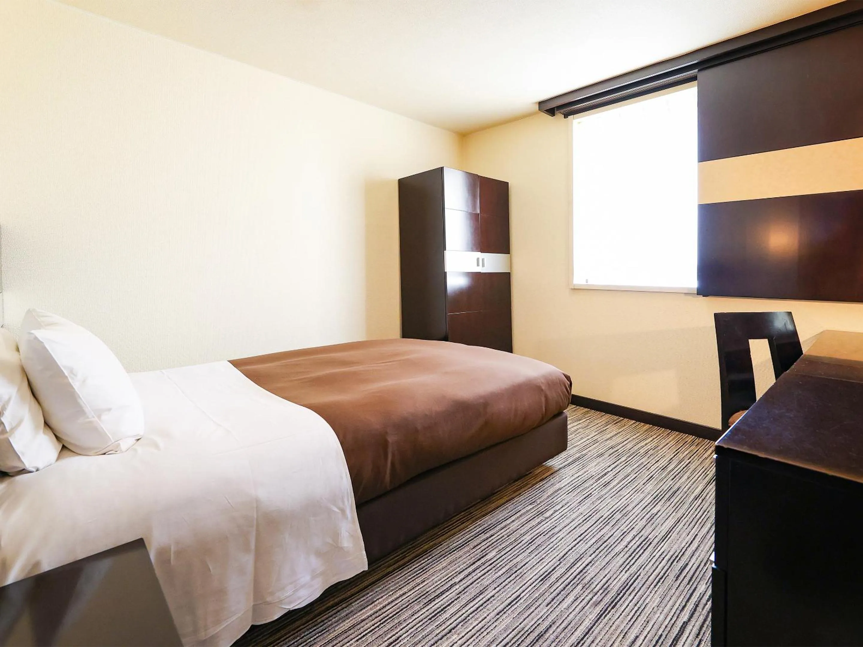 Photo of the whole room, Bed in Fukui Hotel